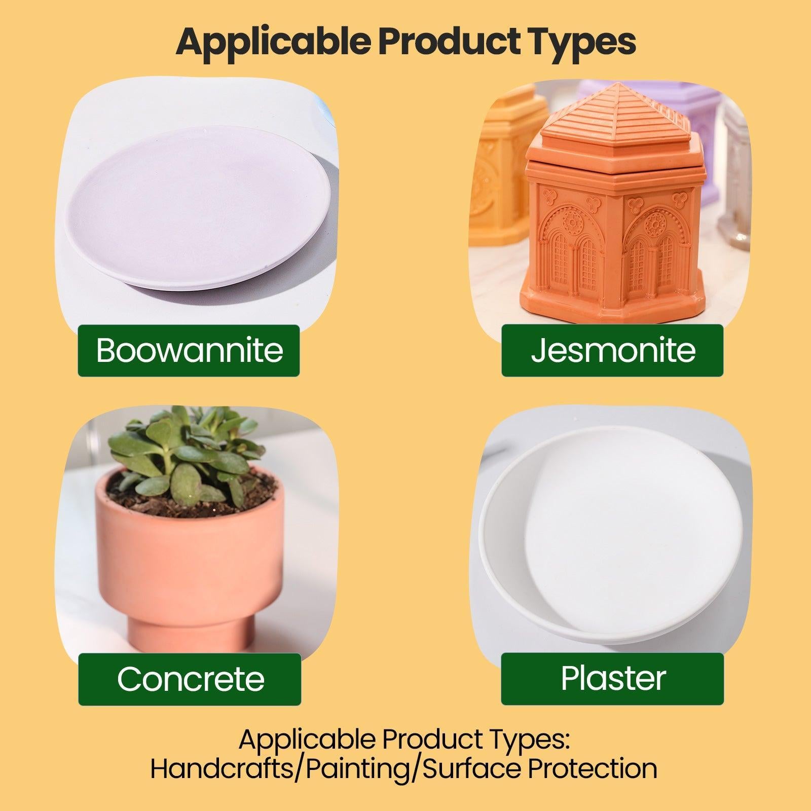 Glitter Colorable Acrylic Gloss Sealer Varnish with Mica Powder Kit - 4 of Christmas Colors