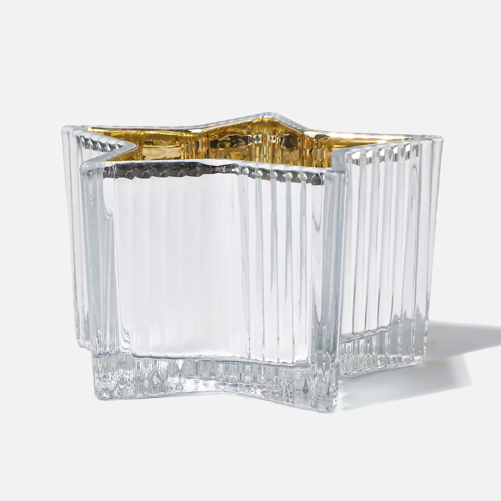 Coleção de Potes de Vela de Vidro Floral Ribbon