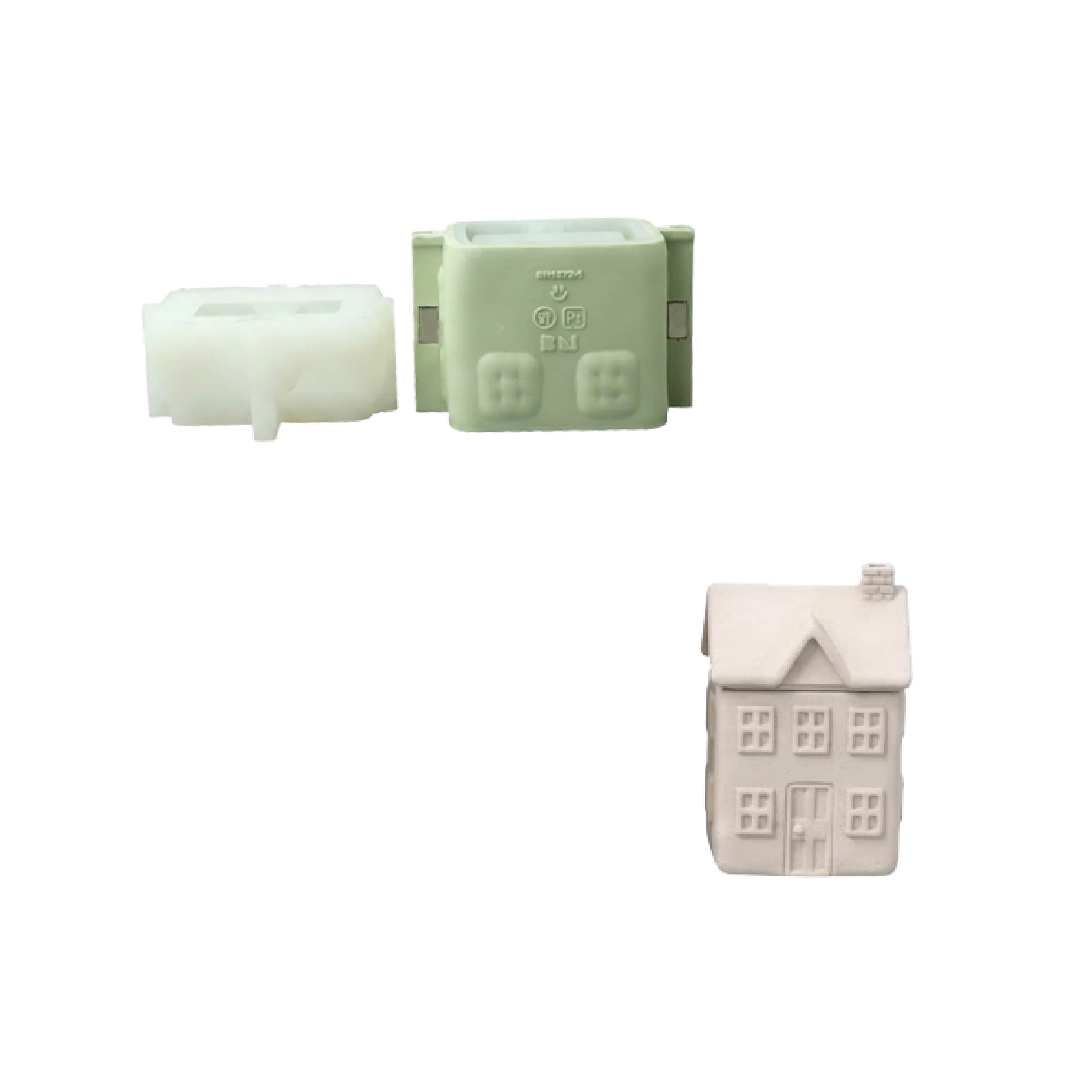 Little Dream Village Candle Jar Silicone Mold Collection