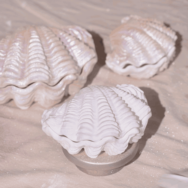 Azulmostaza × Boowan Nicole ｜La Isla Bonita Shell Ritual Jar Silicone Mold