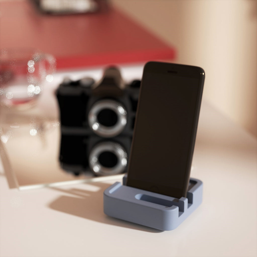 Place your phone at Square Multi-Functional Stationery Support-Boowan Nicole