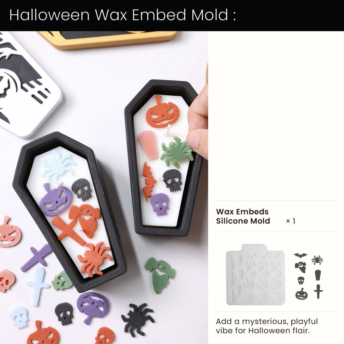 Buy Halloween Wax Embed Mold - Boowan Nicole