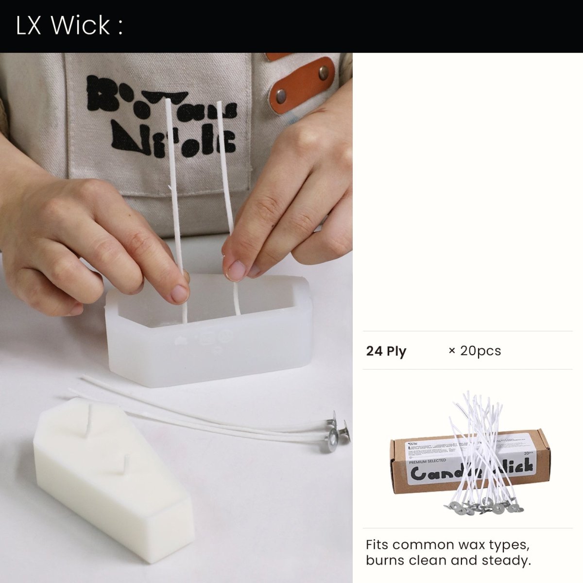 Buy 24 Ply LX Wick - Boowan Nicole