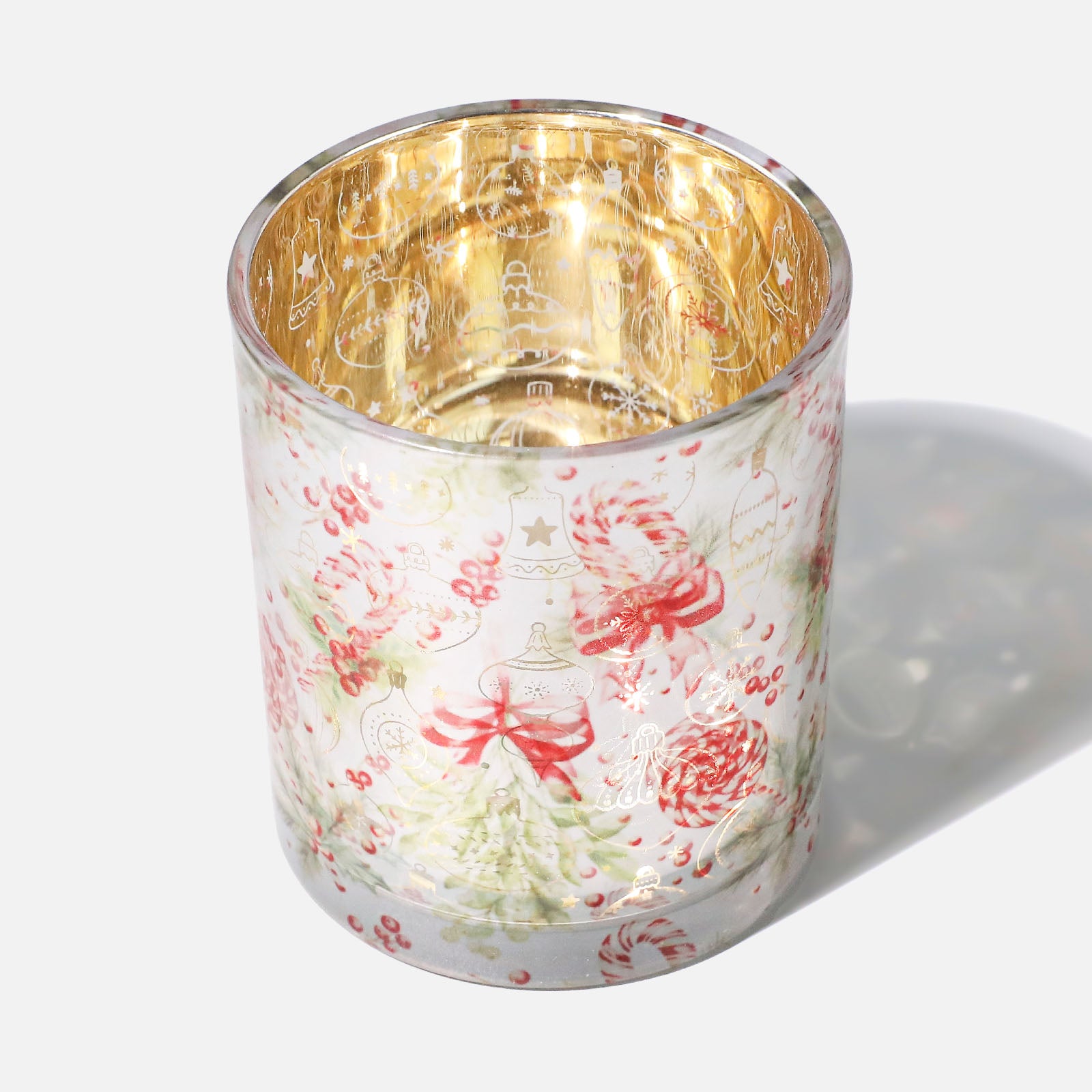 Christmas Bows & Baubles Glass Candle Jar Collection