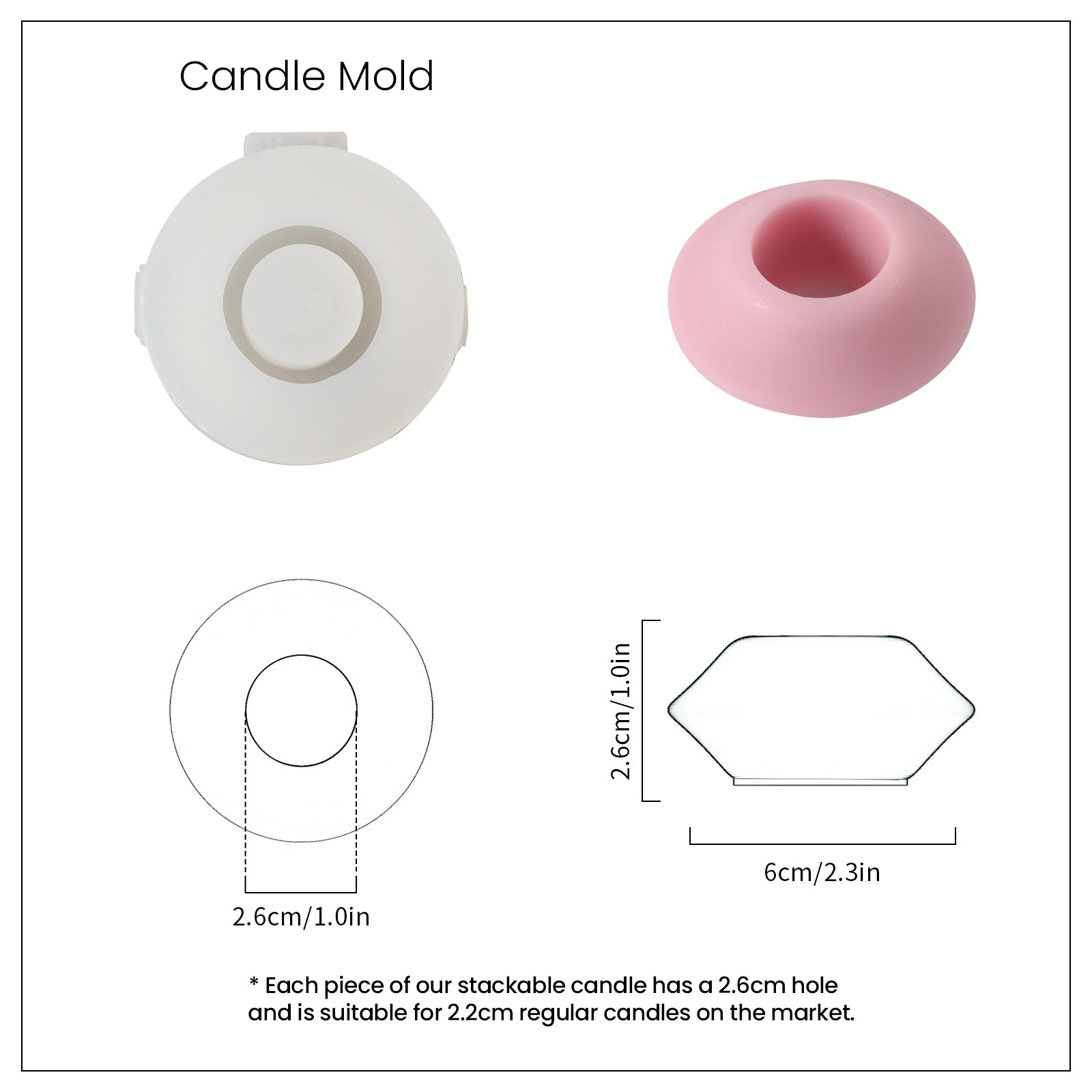 DIY Building Blocks Stackable Modular Candles Molds