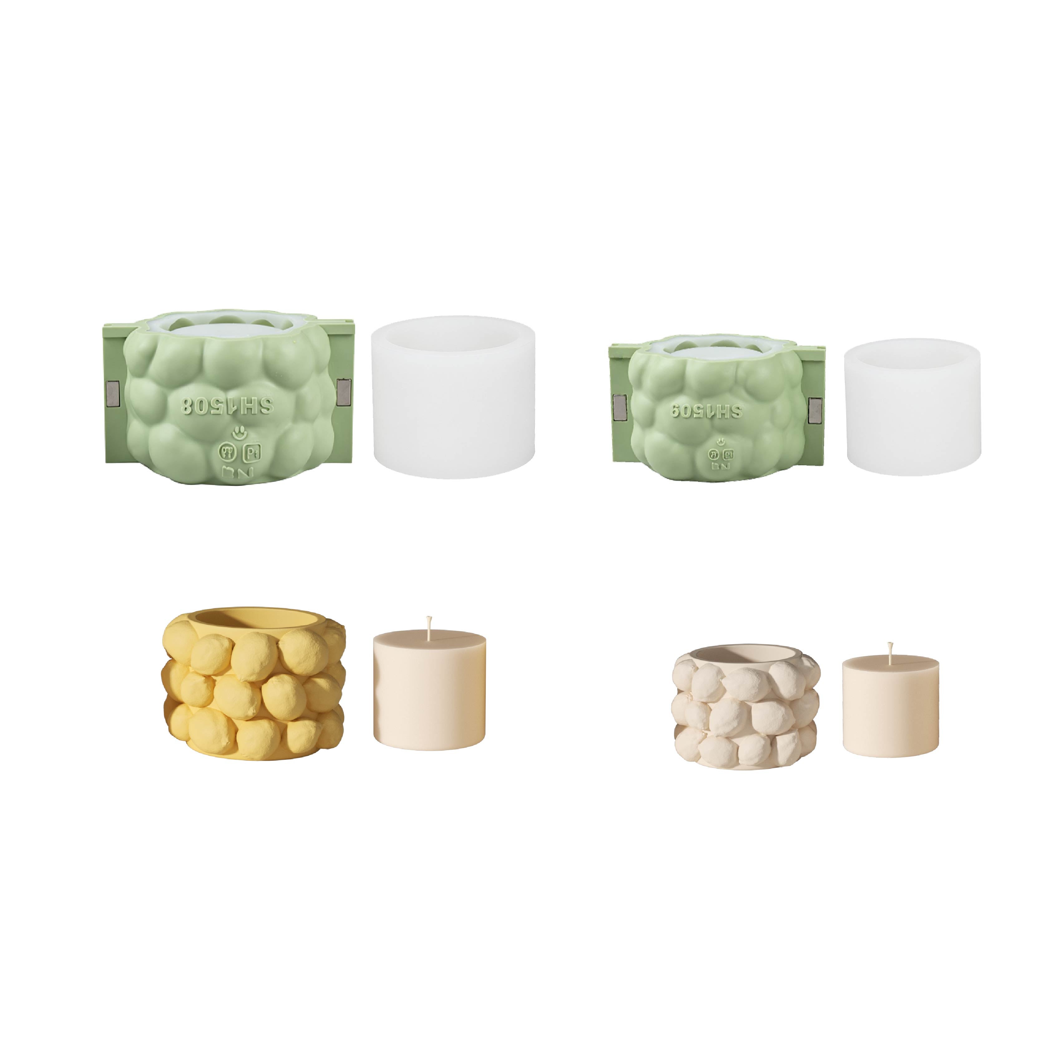 Lemon Drops Candle Jar Silicone Mold Collection