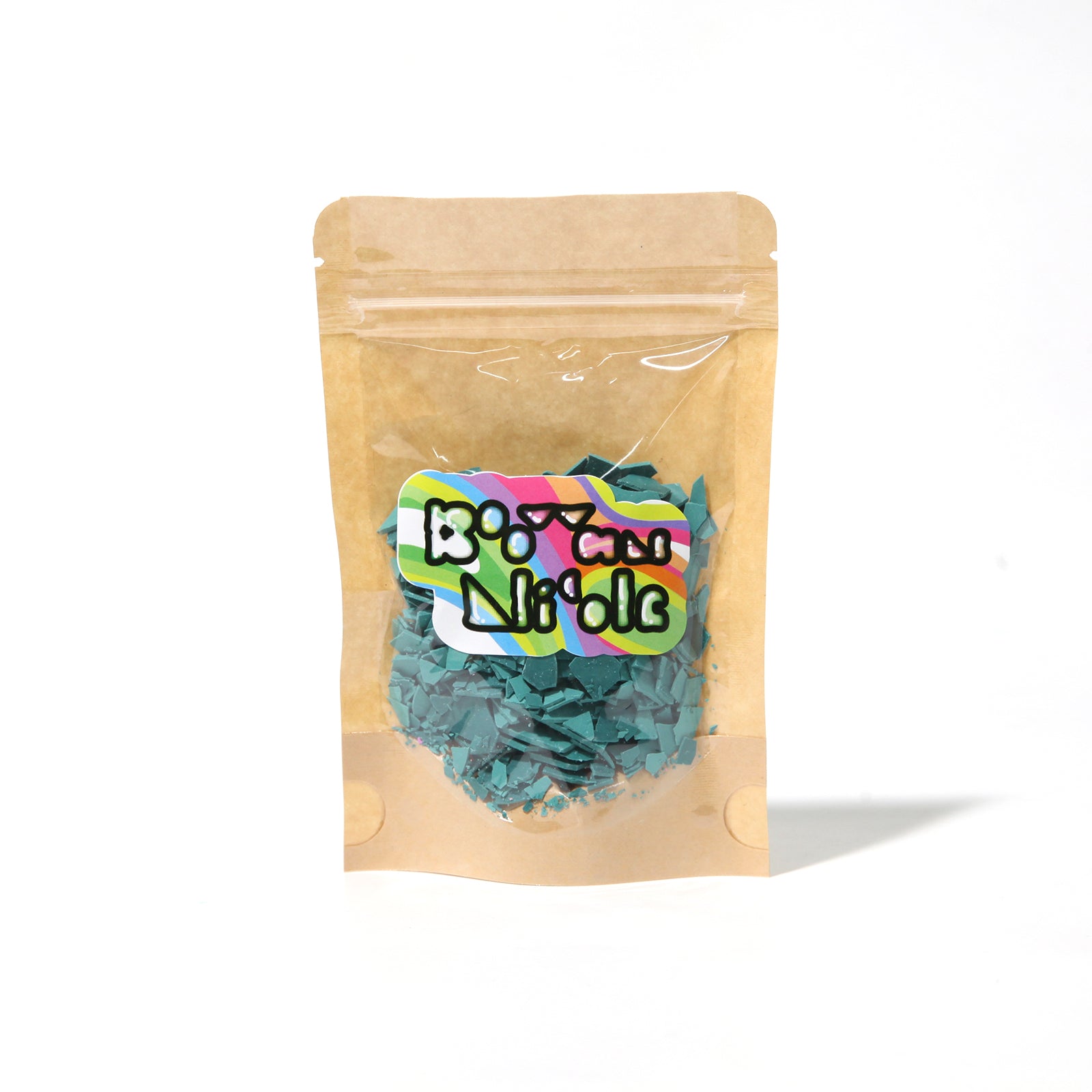 Copeaux de pigments Boowannite et Terrazzo verts