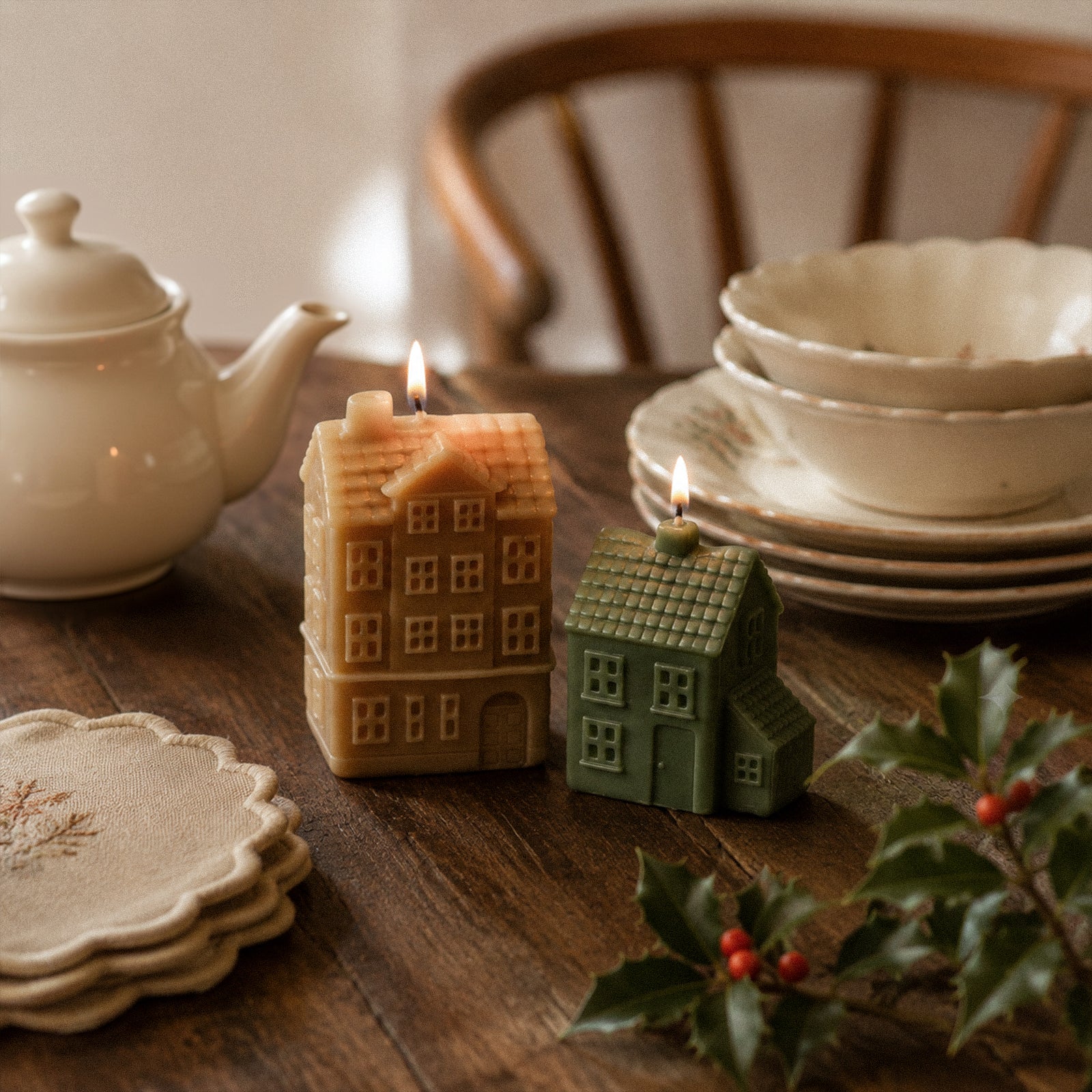 【Pre-sale】Little Winter Village Candle Silicone Mold Collection