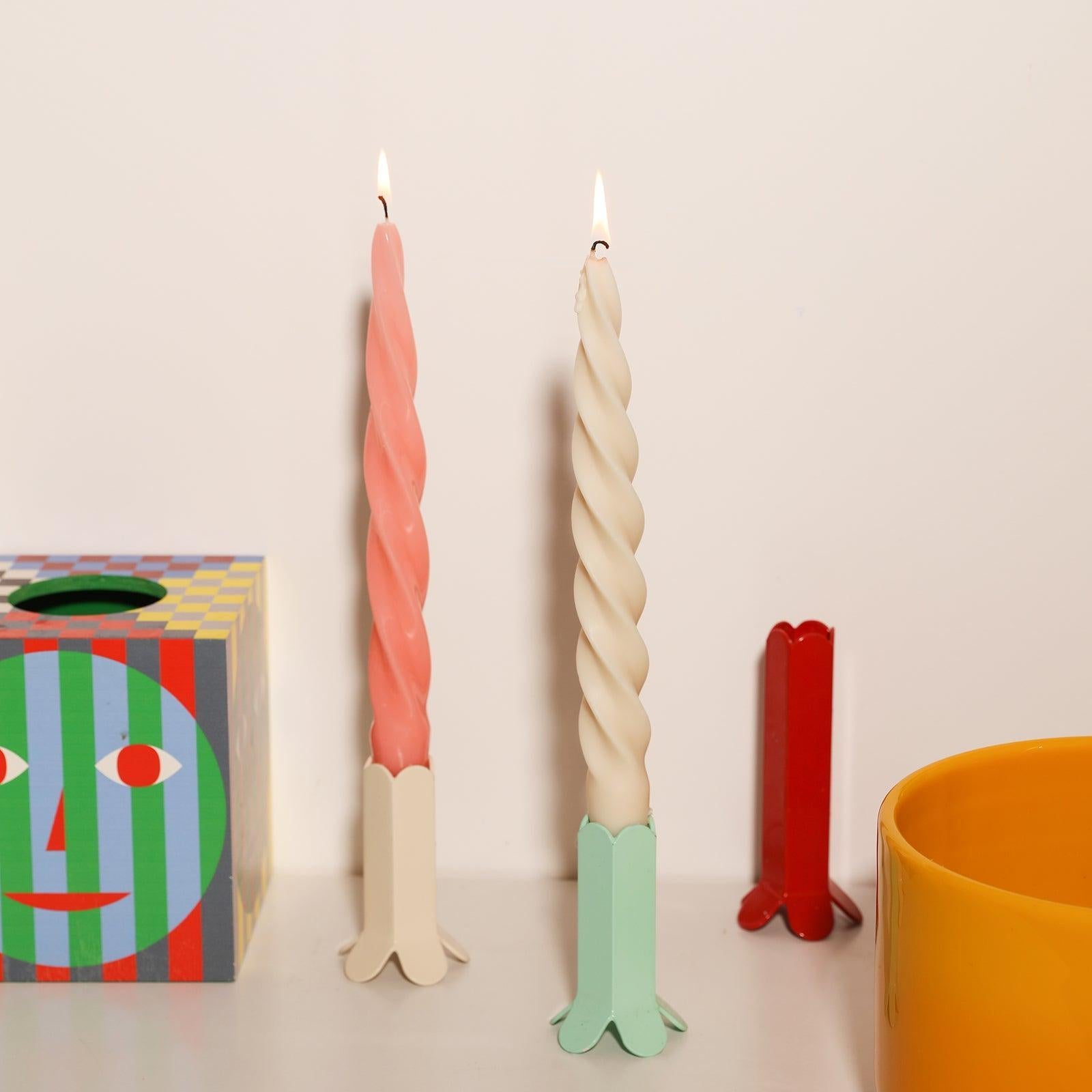 Illuminate with Tapered Style - Discover Boowannicole's Taper Spiral Cone Candles, a visual symphony of elegance and innovation that transforms any space into a captivating haven.