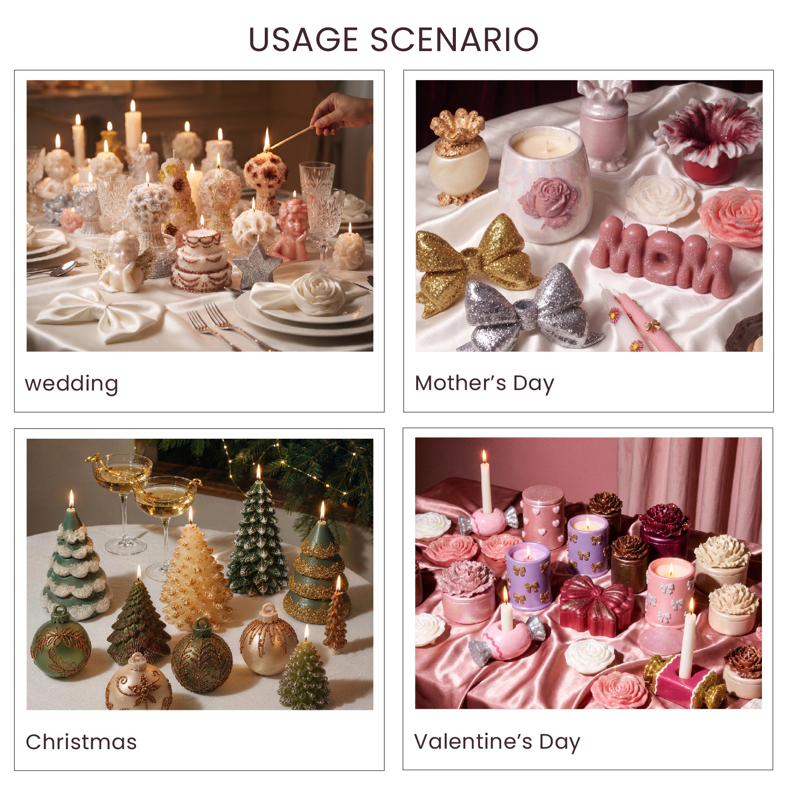 6-Color High-Sparkle Glitter Set for Holiday craft