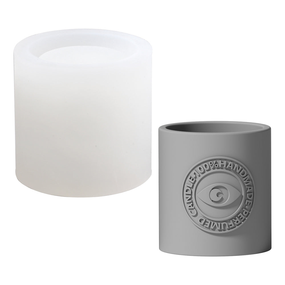 Pot de bougie de sculptures de mythologie avec couvercle, moule en silicone