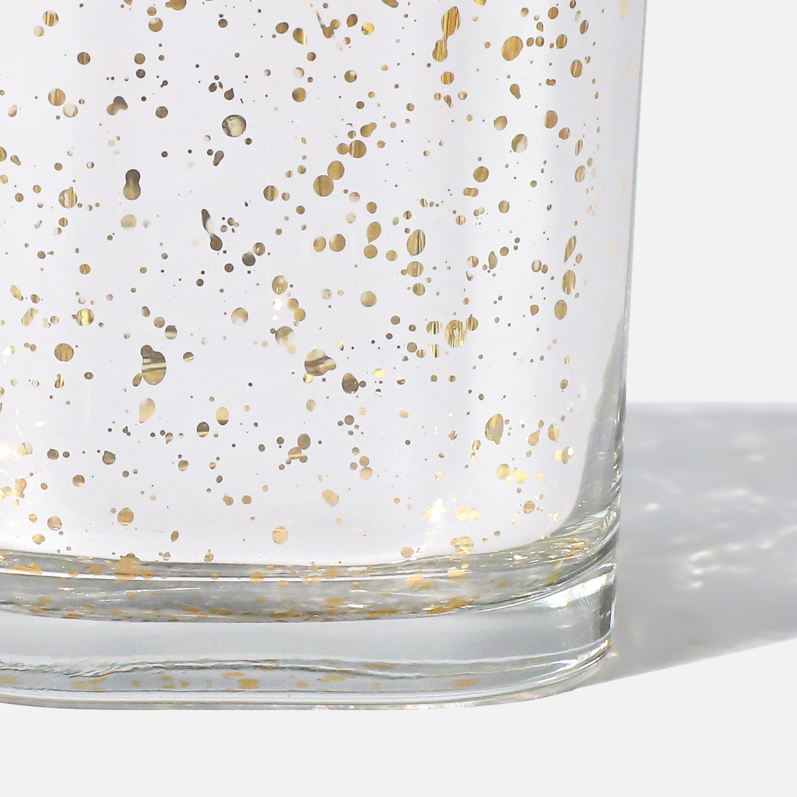 Golden Stardust Glass Candle Jar Collection
