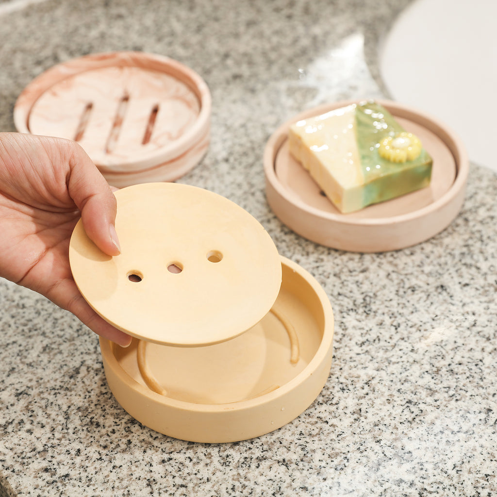 nicole-handmade-round-detach-drain-soap-dish-silicone-mold-bathroom-accessories-removable-soap-dish-cover-shower-soap-dish-concrete-silicone-mold