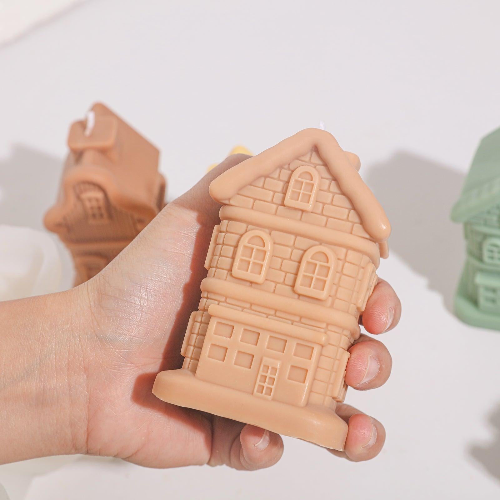 Holding display house candle, designed by Boowan Nicole.