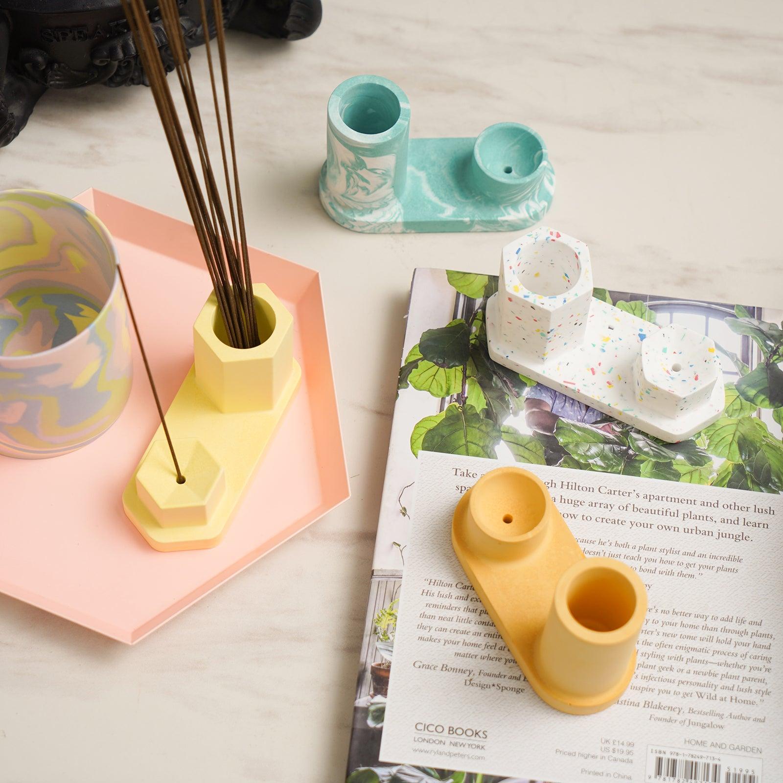 6silicone-concrete-mold-diy-cement-incense-holder-mould-incense-stick-combination-making-form-handmade-home-decorations