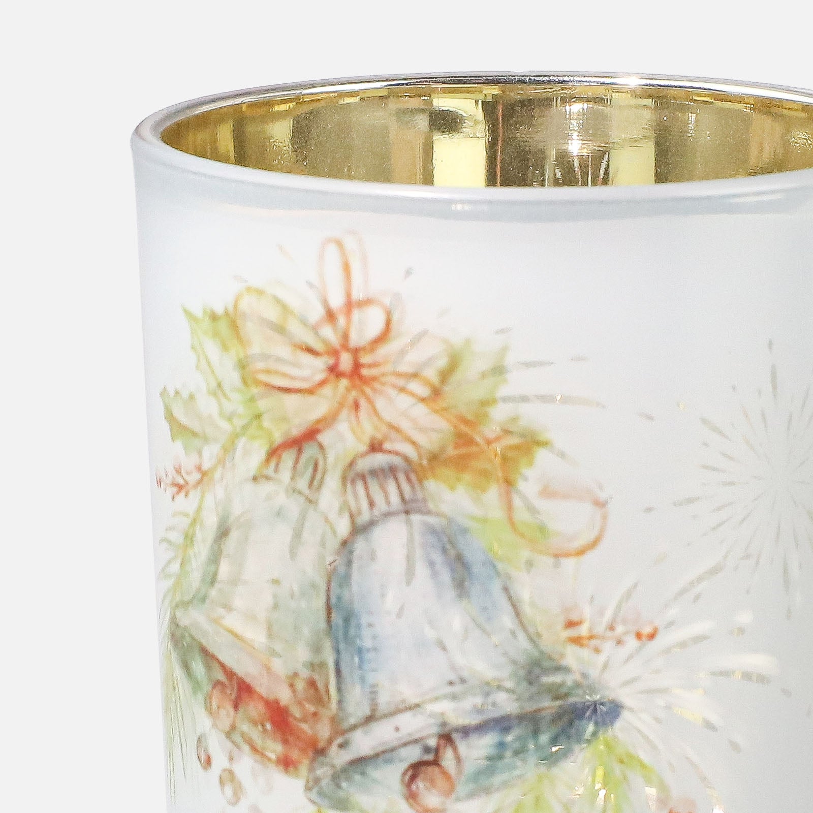 Colección de frascos de vela de vidrio Floral Ribbon