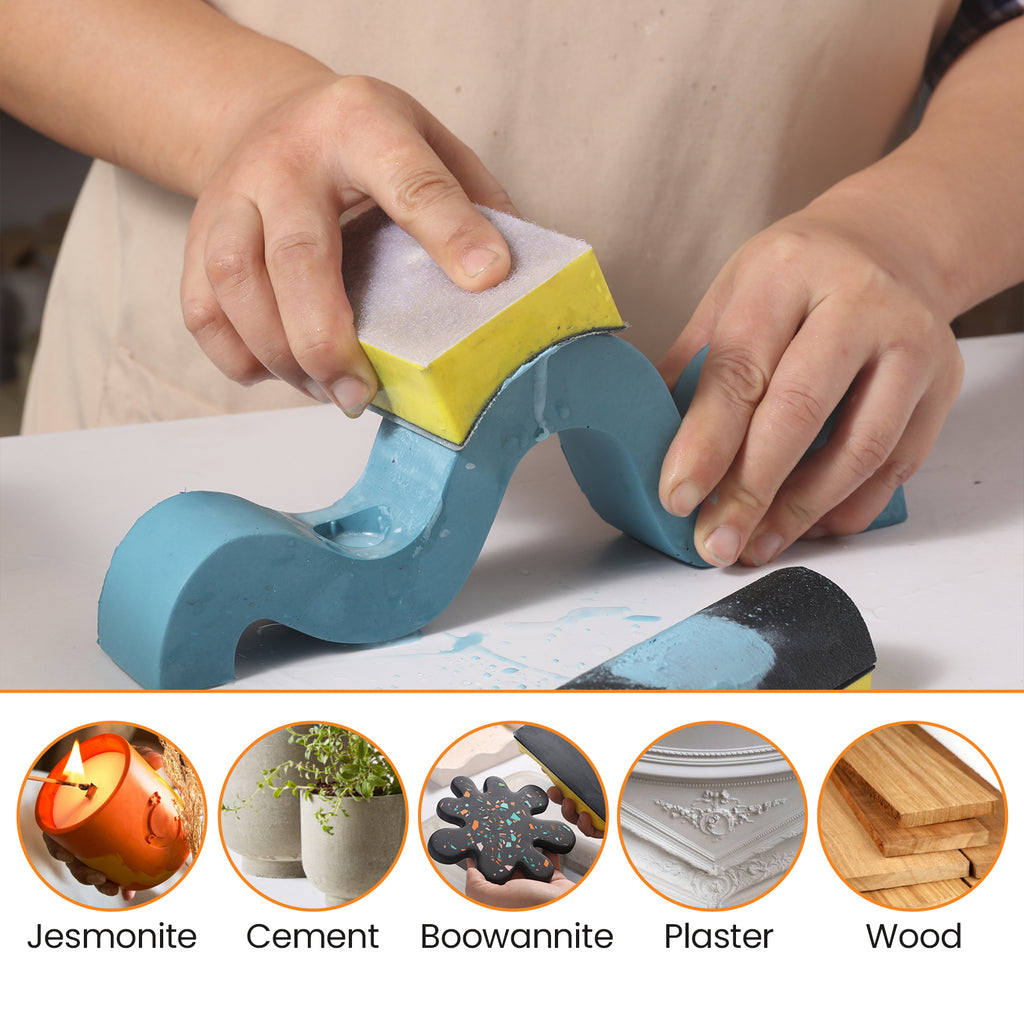 Sanding tools are perfectly adapted to any media surface.