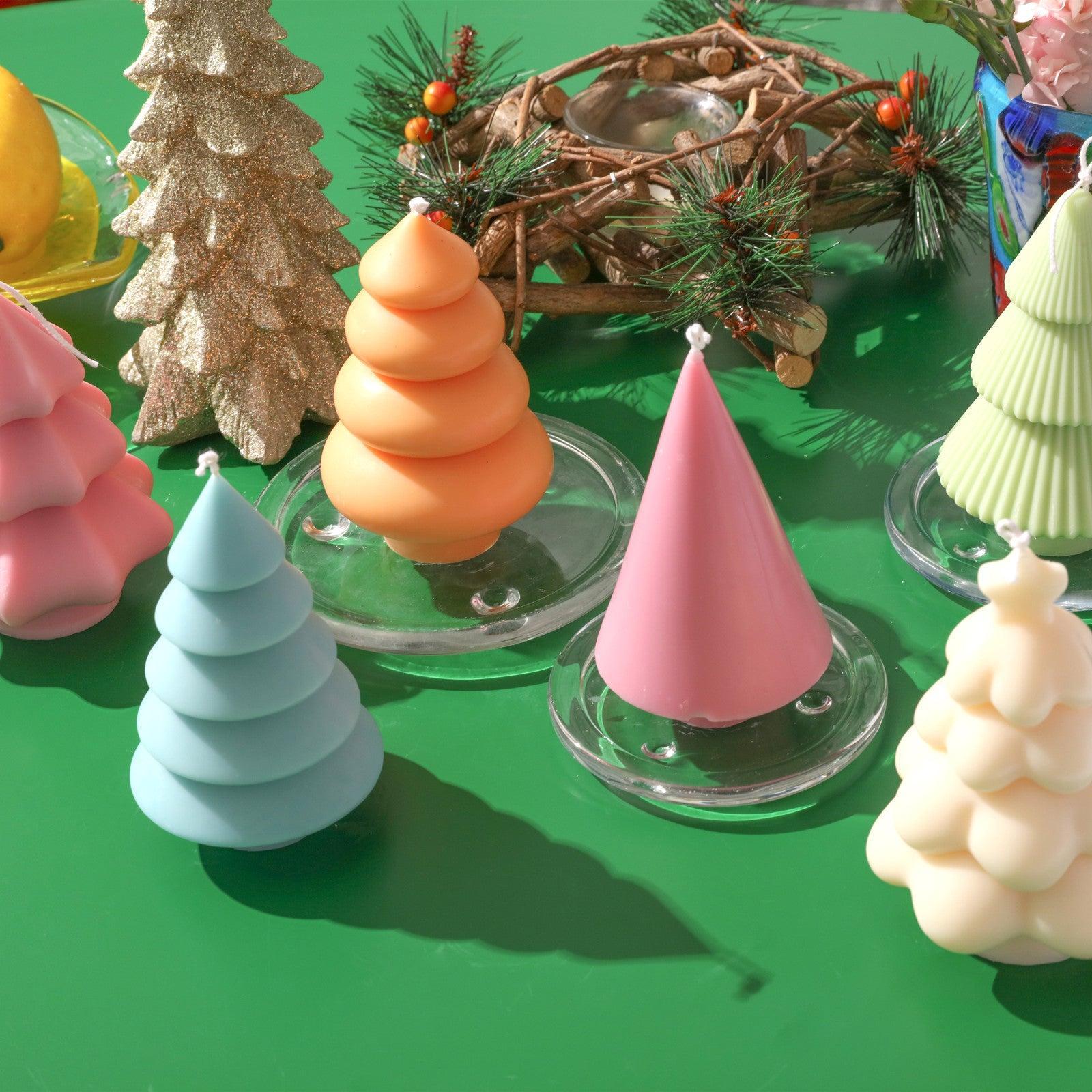 Christmas tree candles in Christmas decorations - Boowan Nicole
