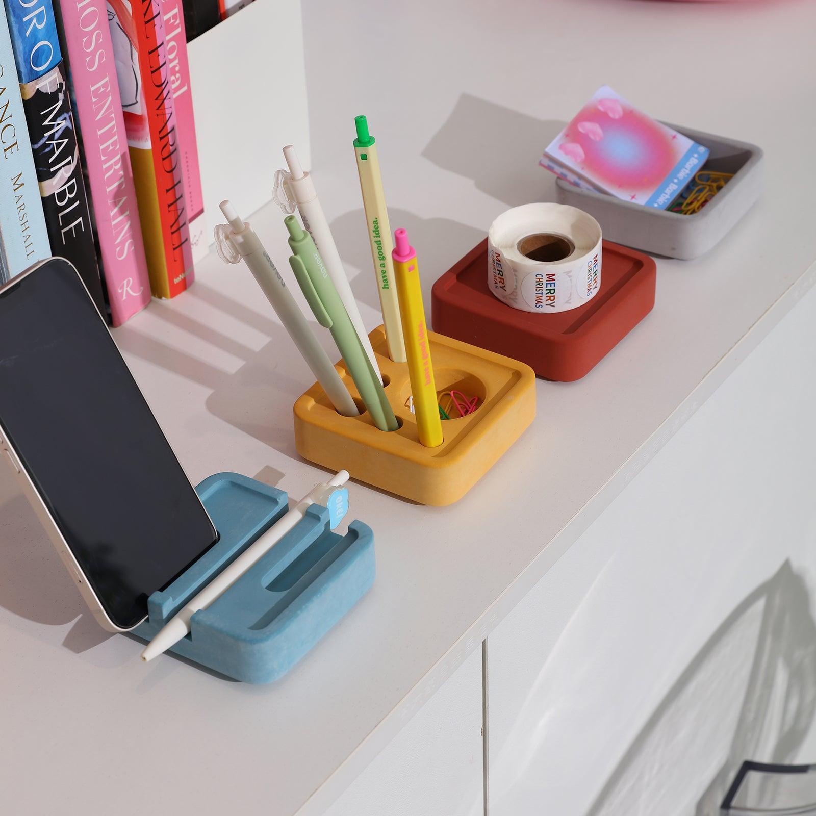 Four different styles of Square Multi-Functional Stationery Support-Boowan Nicole