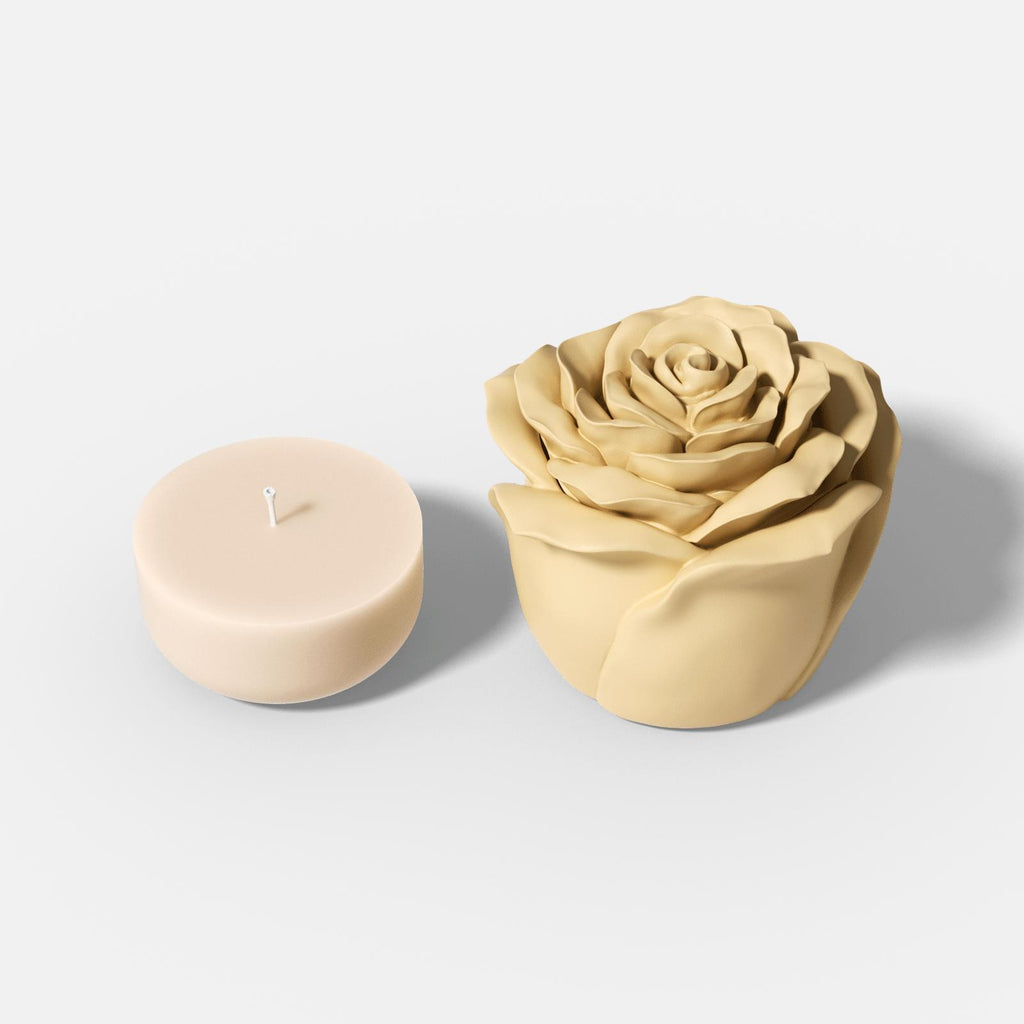 7oz Rose Candle Jar & Refill