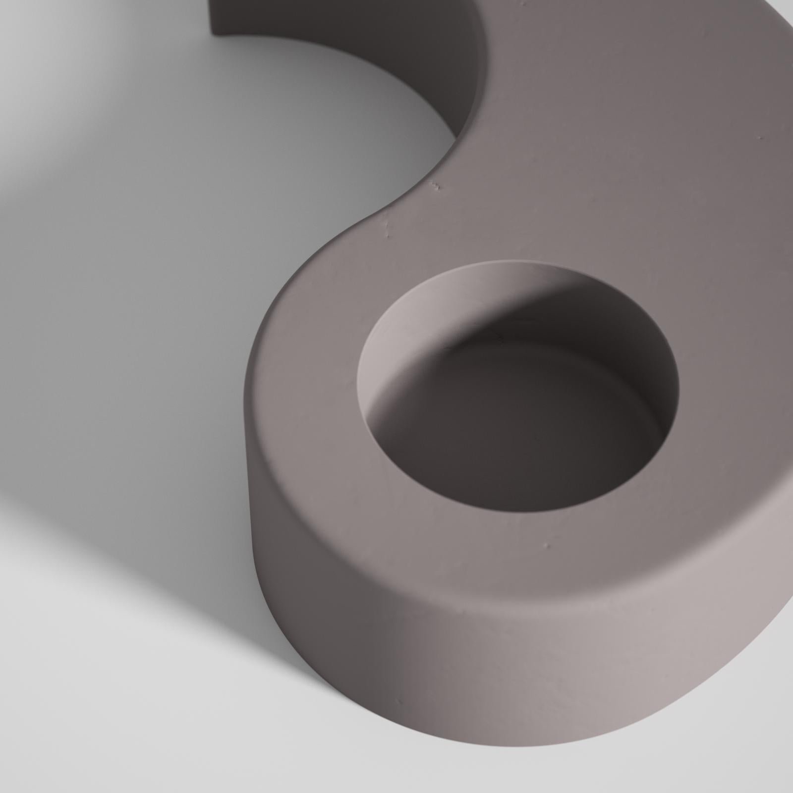 Moule en silicone pour bougie chauffe-plat Yin Yang