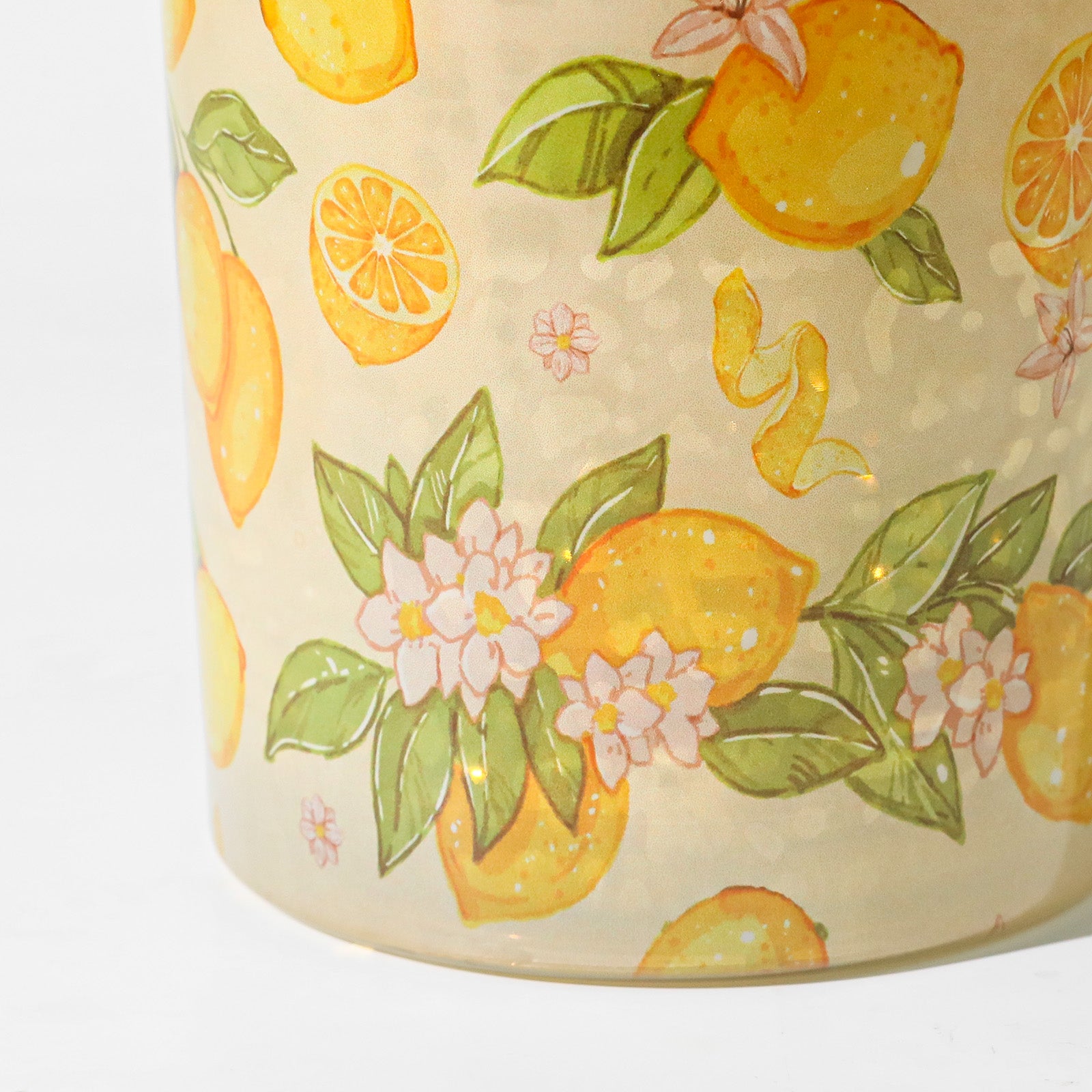 Sunlit Lemon Glass Candle Jar Collection