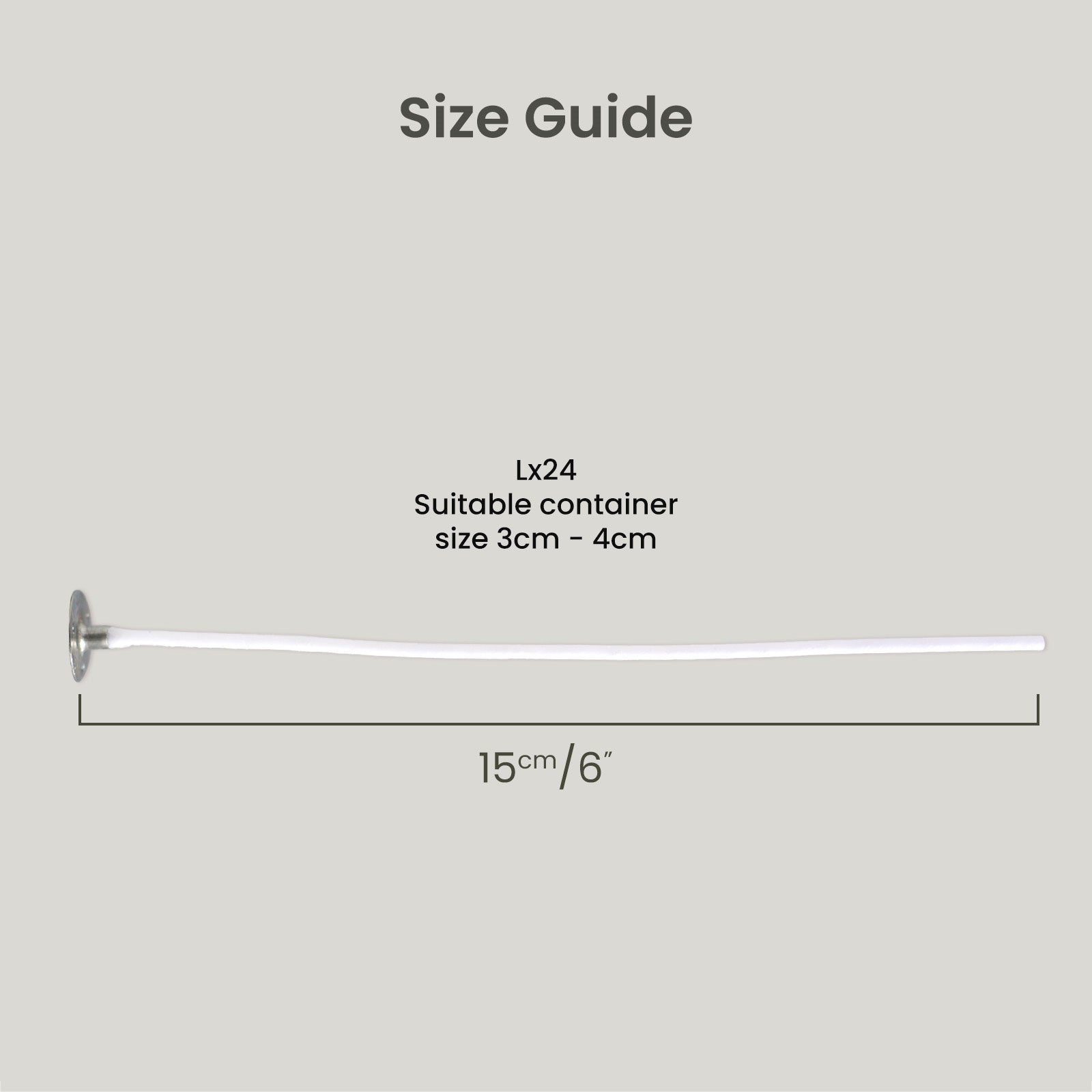 50 Ply Premium Candle Wick LX Pretabbed & Pre-Waxed