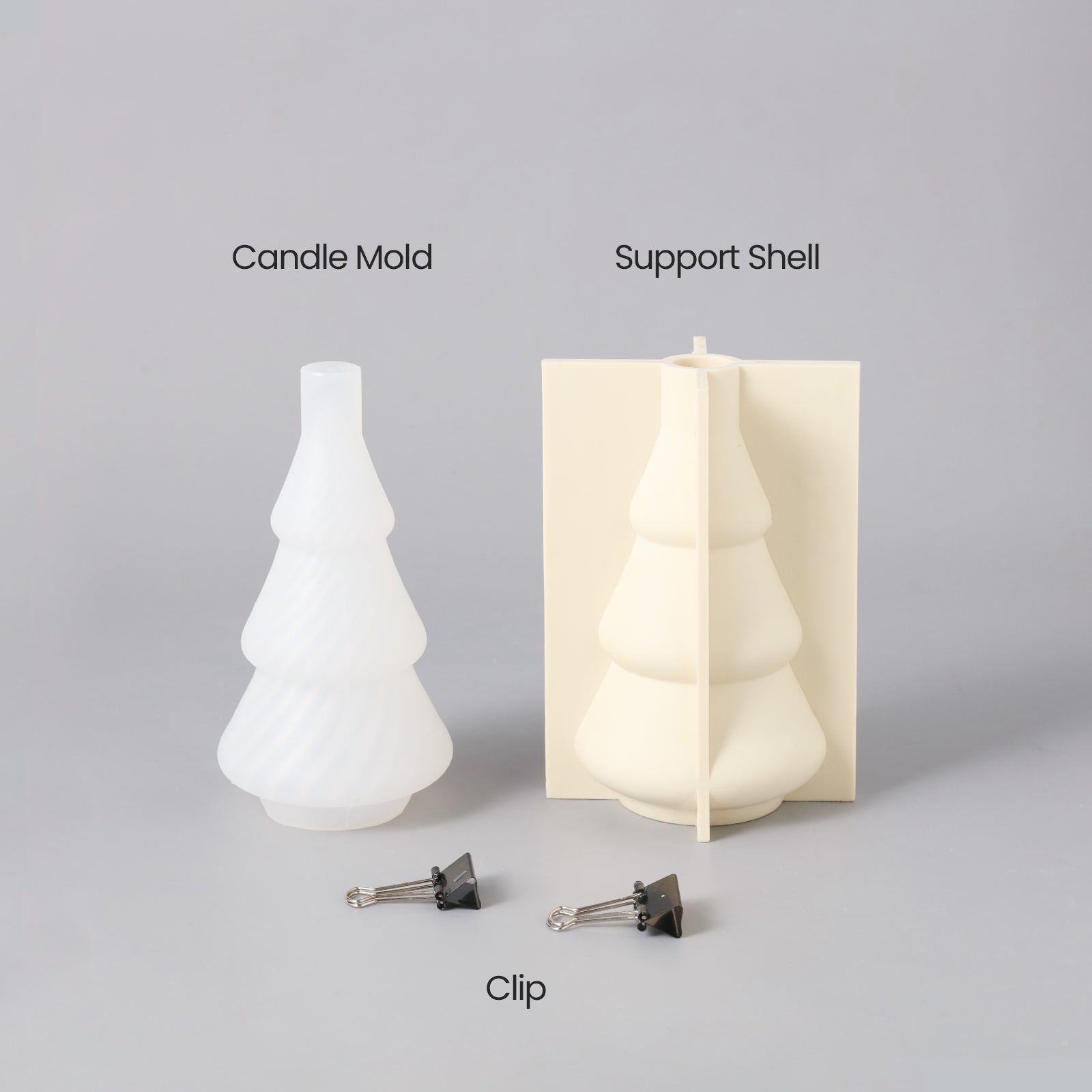 Silicone Molds for Making Evergreen Christmas Tree Candles - Boowan Nicole