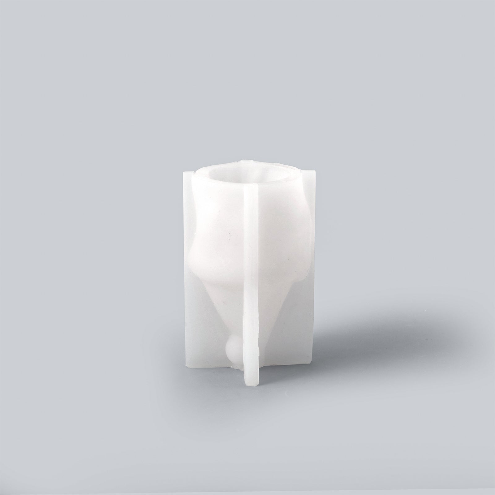 White Silicone Mold to Make the Douglas of Hat-tastic Gnome Squad Candle - Boowan Nicole