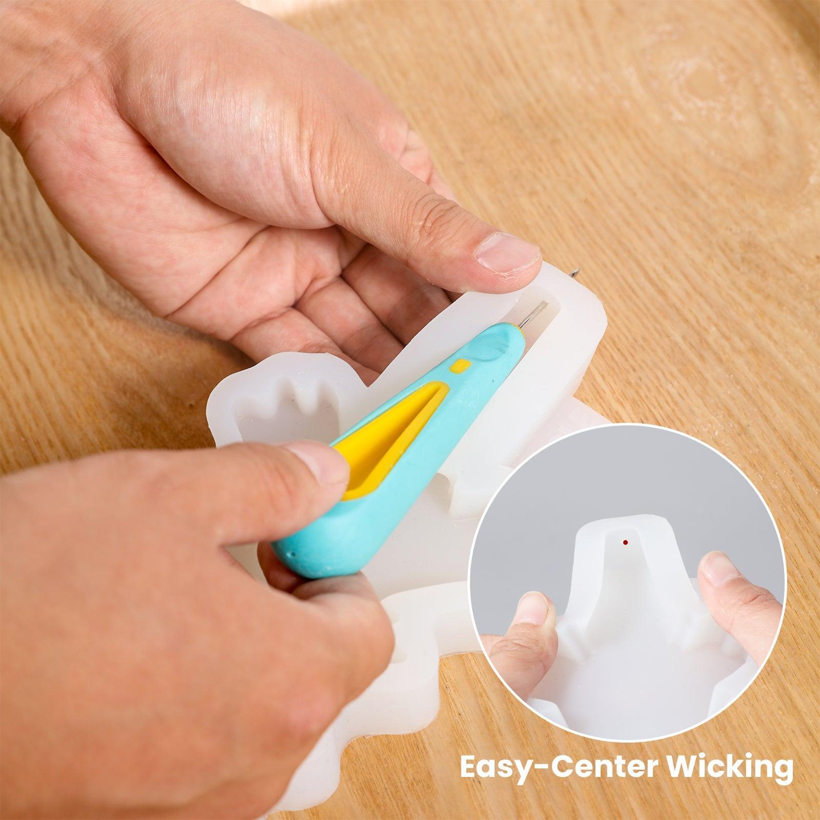 The silicone mold launched by Boowan Nicole has reserved positioning holes for threading, allowing beginners to experience the fun of crafting.