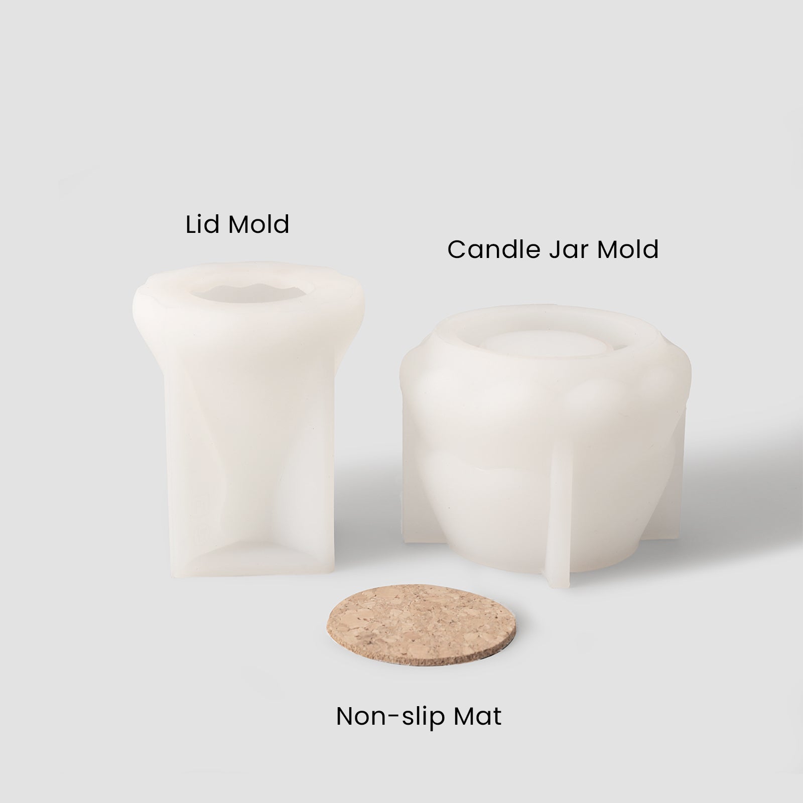 Silicone Mold Kit for Making Christmas Tree Candle Jars-Boowan Nicole