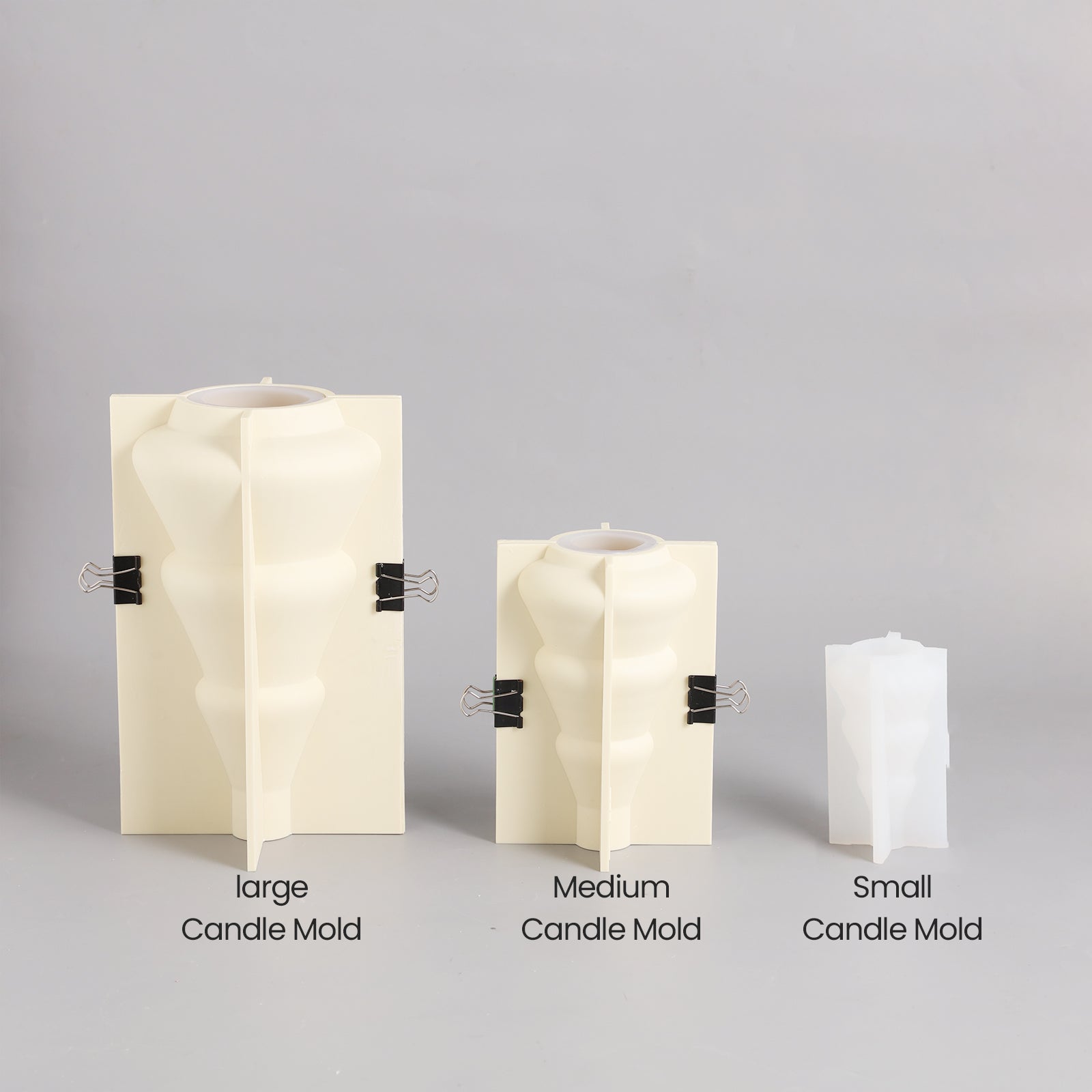 Silicone Mold Kit for Making Evergreen Christmas Tree Candles--Boowan Nicole