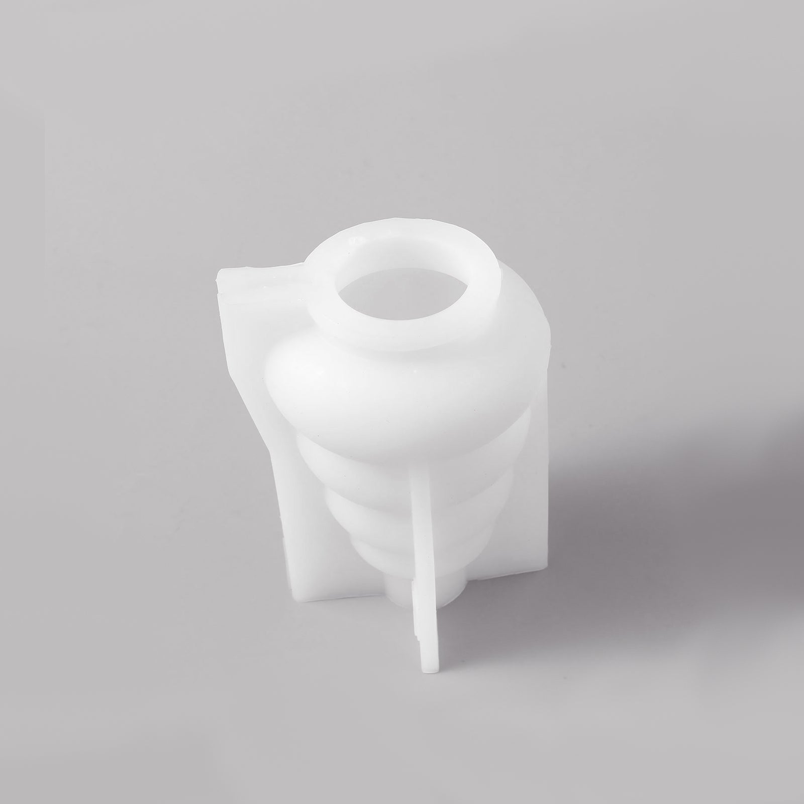 White silicone mold for making Christmas tree candles-Boowan Nicole