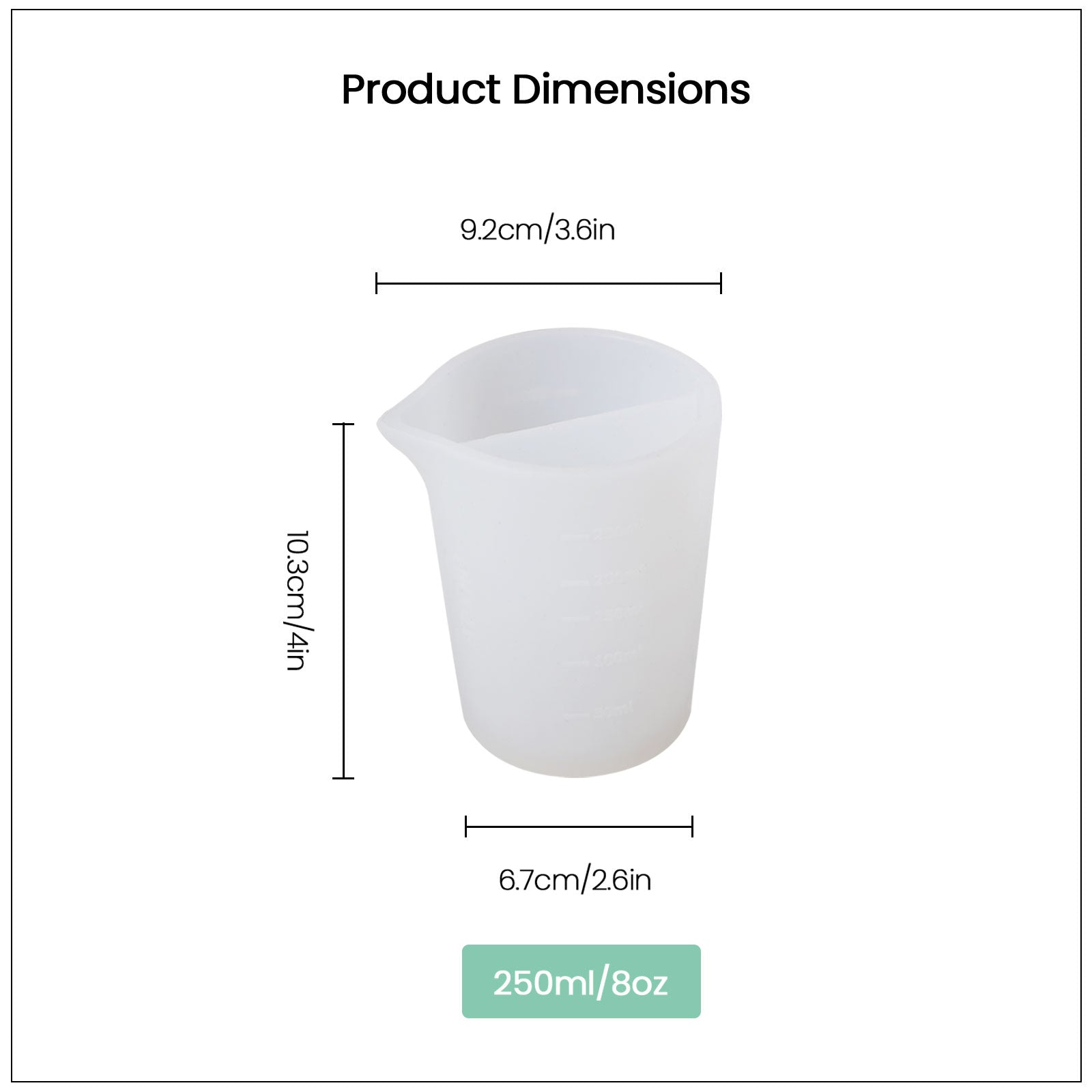 Visualization of the 500ml size, showcasing the quality of Boowannicole.