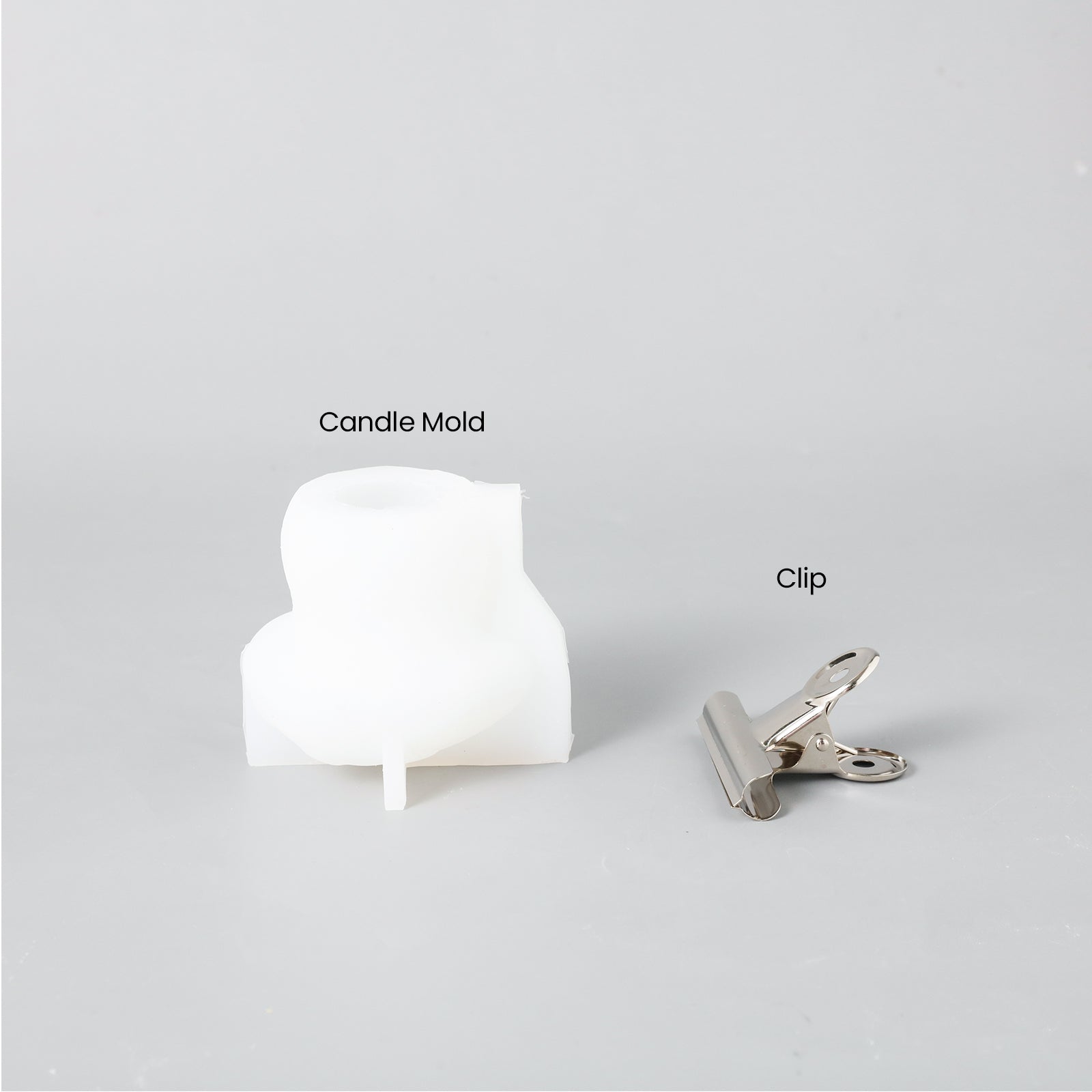 White silicone molds for making toadstool mushrooms, designed by Boowan Nicole.