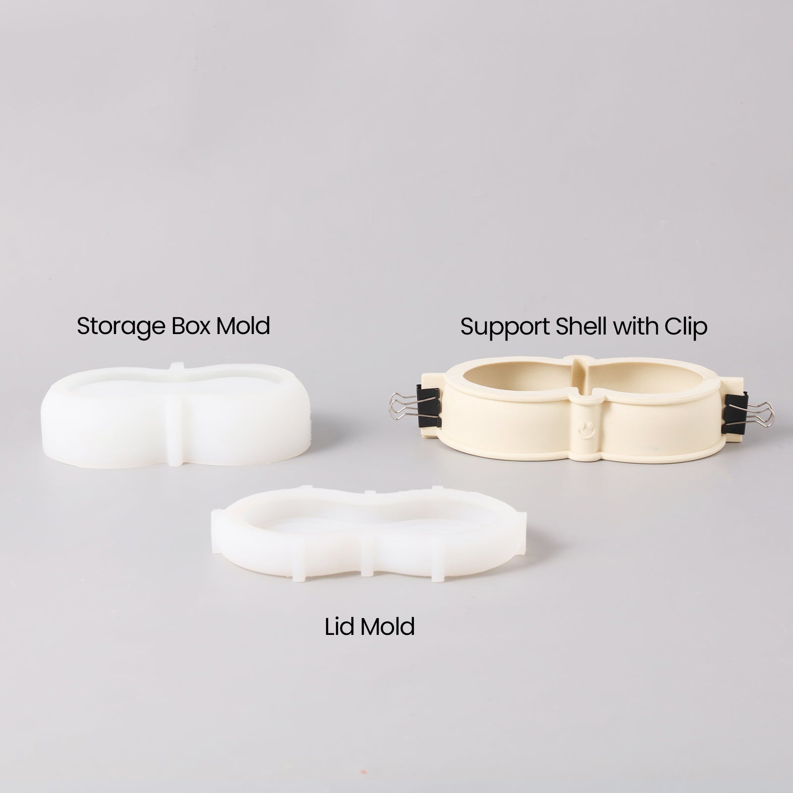 Silicone Mold Kit for Making a Trinket Storage Box - Boowan Nicole