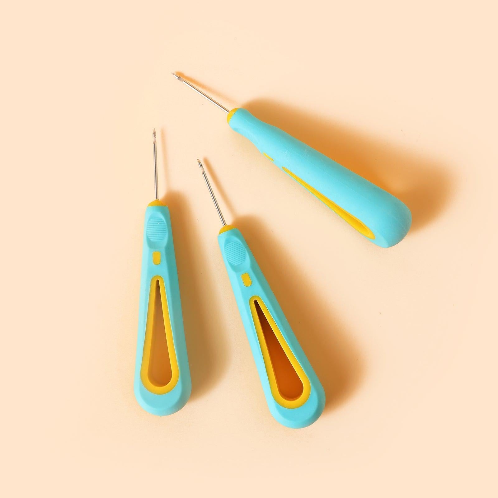 Three stringing tools.