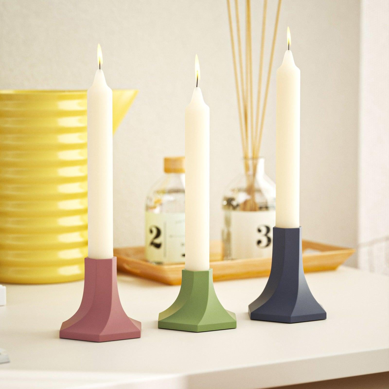 Силиконовые формы для геометрических конических подсвечников - маленький размер