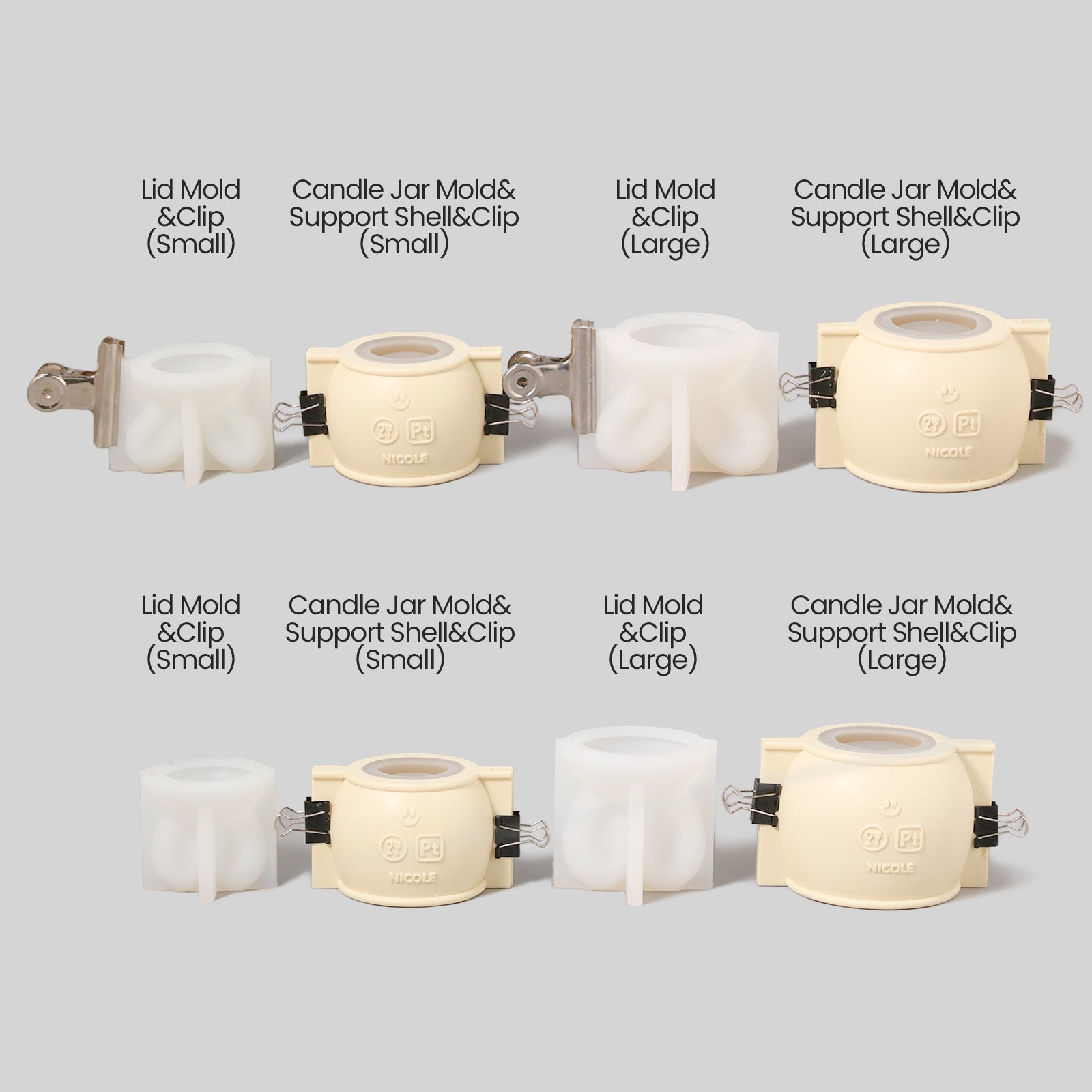 Silicone mold making set