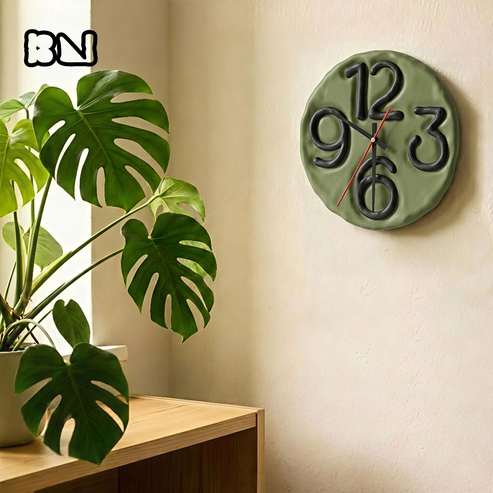 Wabi Giant Numeral Clock Silicone Mold