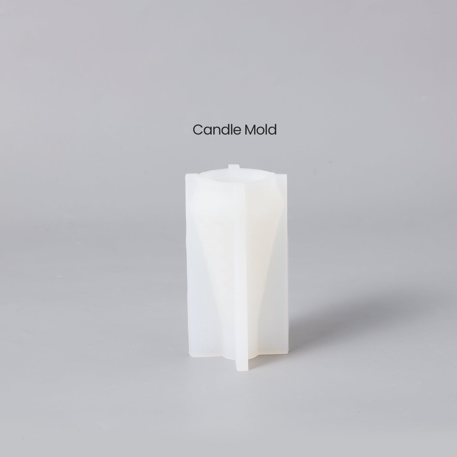 White silicone mold for making Christmas tree candles—Boowan Nicole