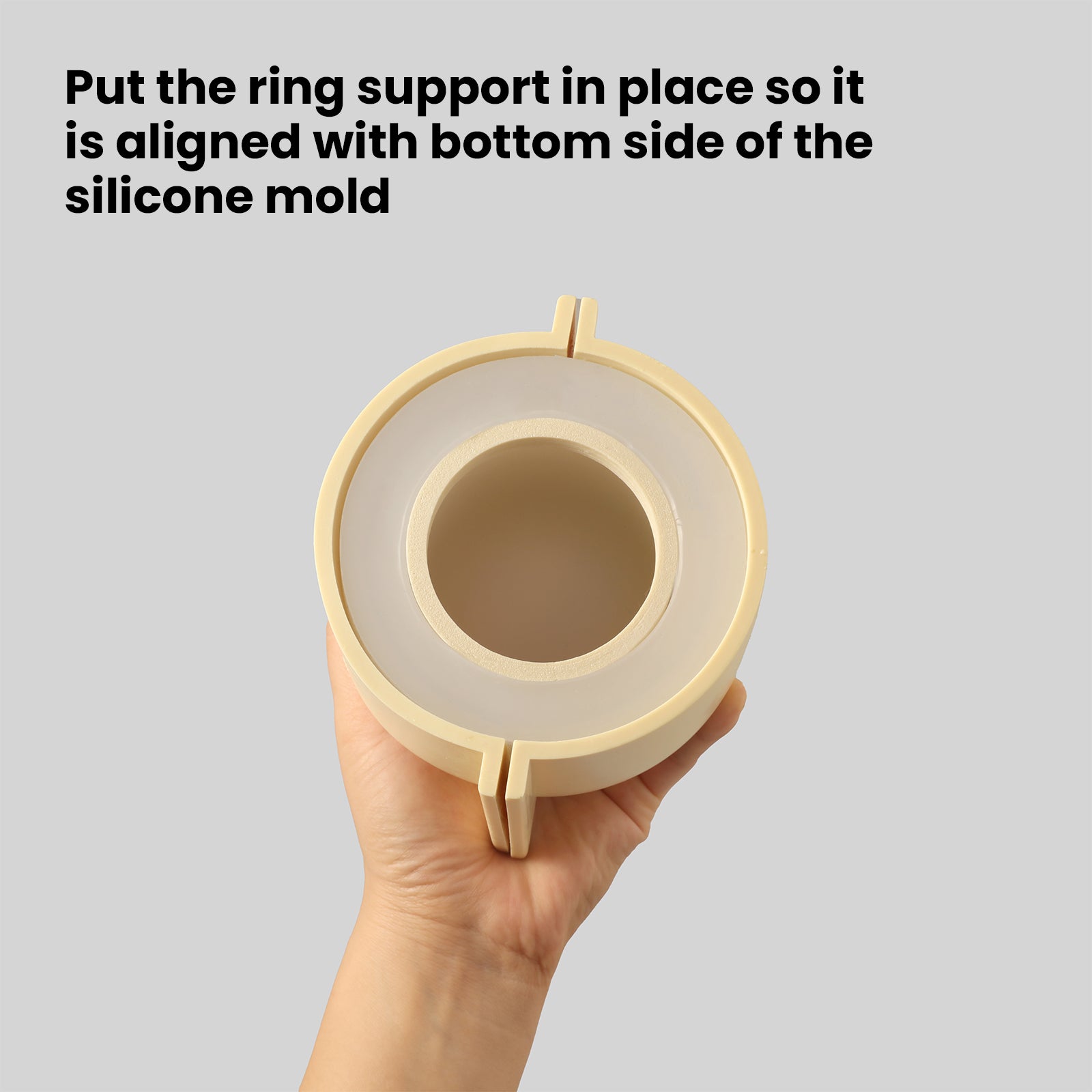 Showcasing the special design of making Chalice Candle Jar with Ring Handle Lid - Boowan Nicole