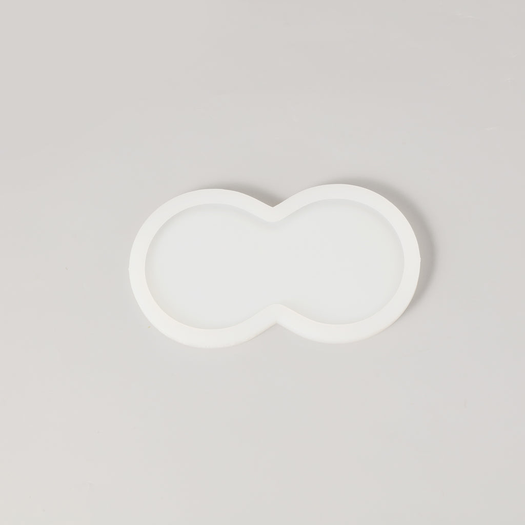 White Silicone Mold for Making Double-Nut Peanut-Shaped Tray - Boowan Nicole
