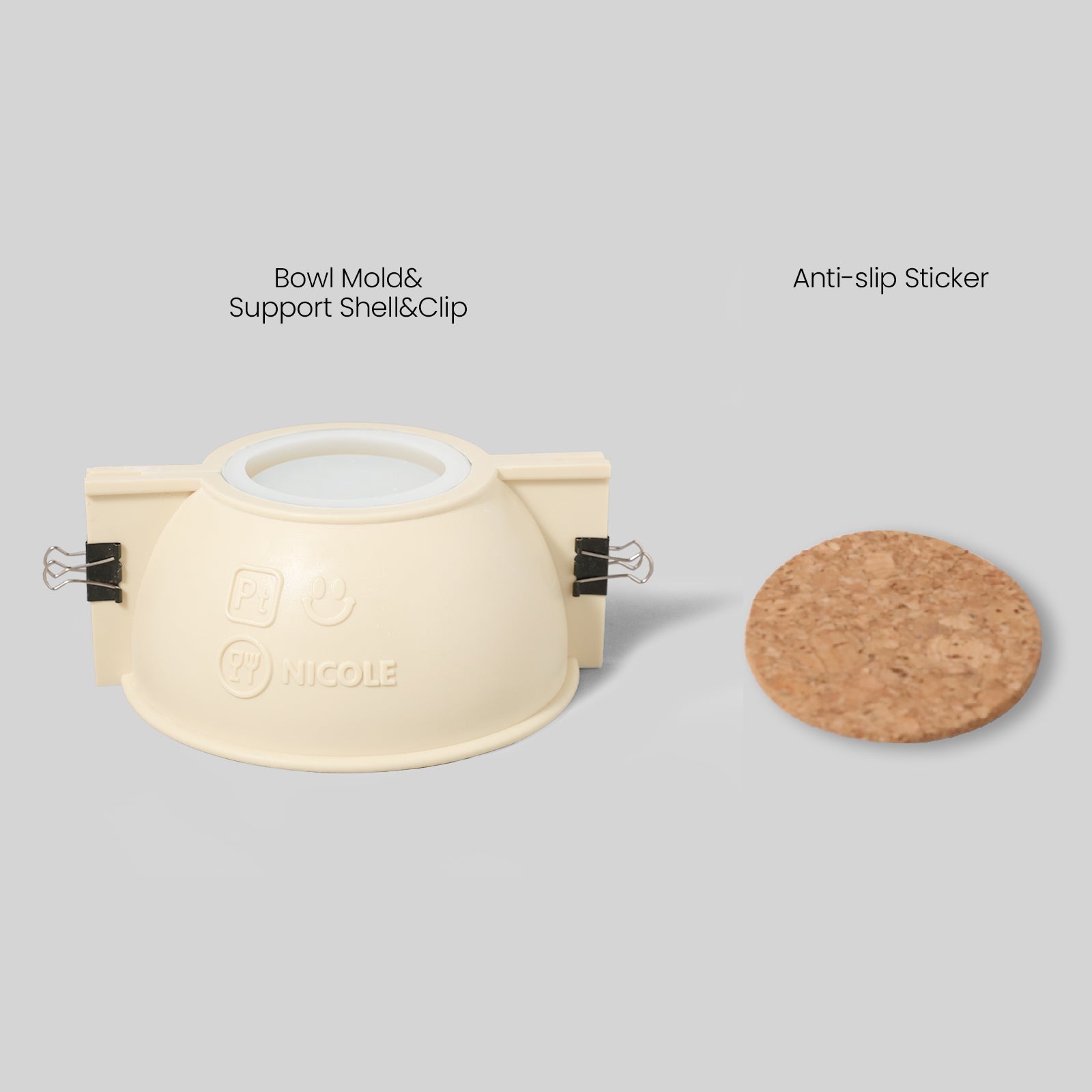 Silicone Mold Making Kit for Large Eggshell Bowl