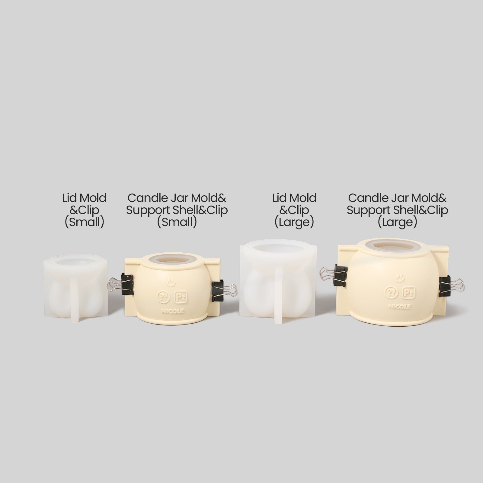 Candle Jar Silicone Mold Making Kit