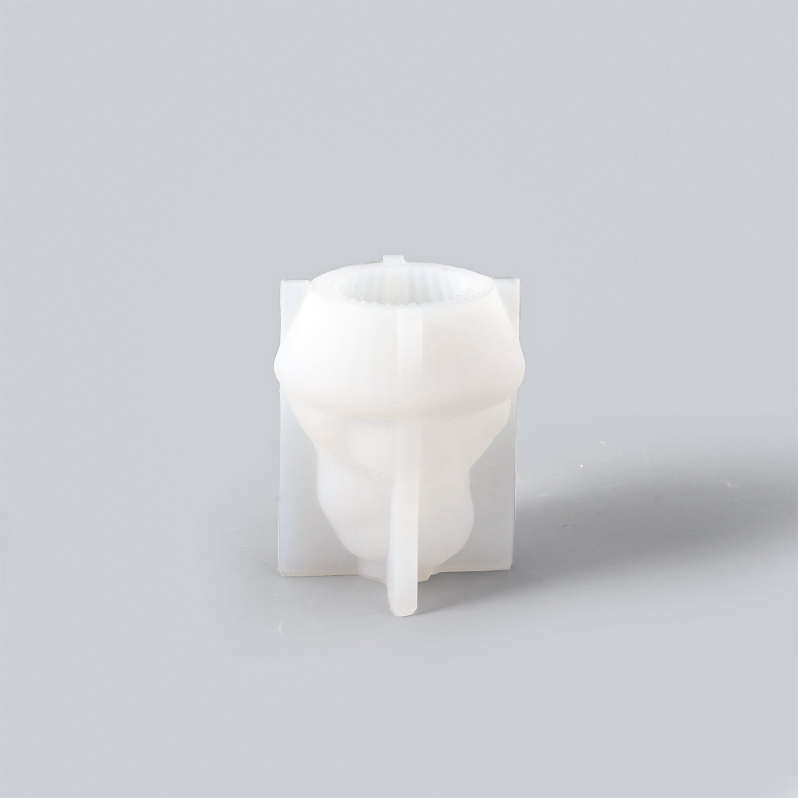 Making white silicone moulds for Santa Claus Cupcake Candle - Boowan Nicole