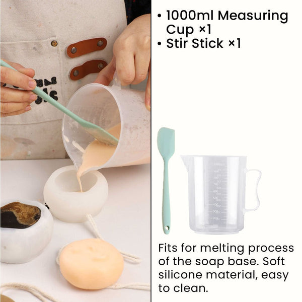 計量カップ＊1000ミリリットル　かき混ぜ棒　×1