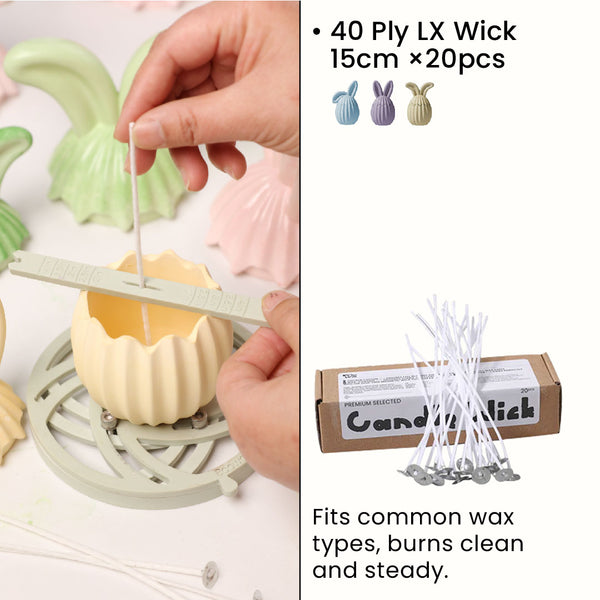 40 Ply LX Wick - for 3.4oz