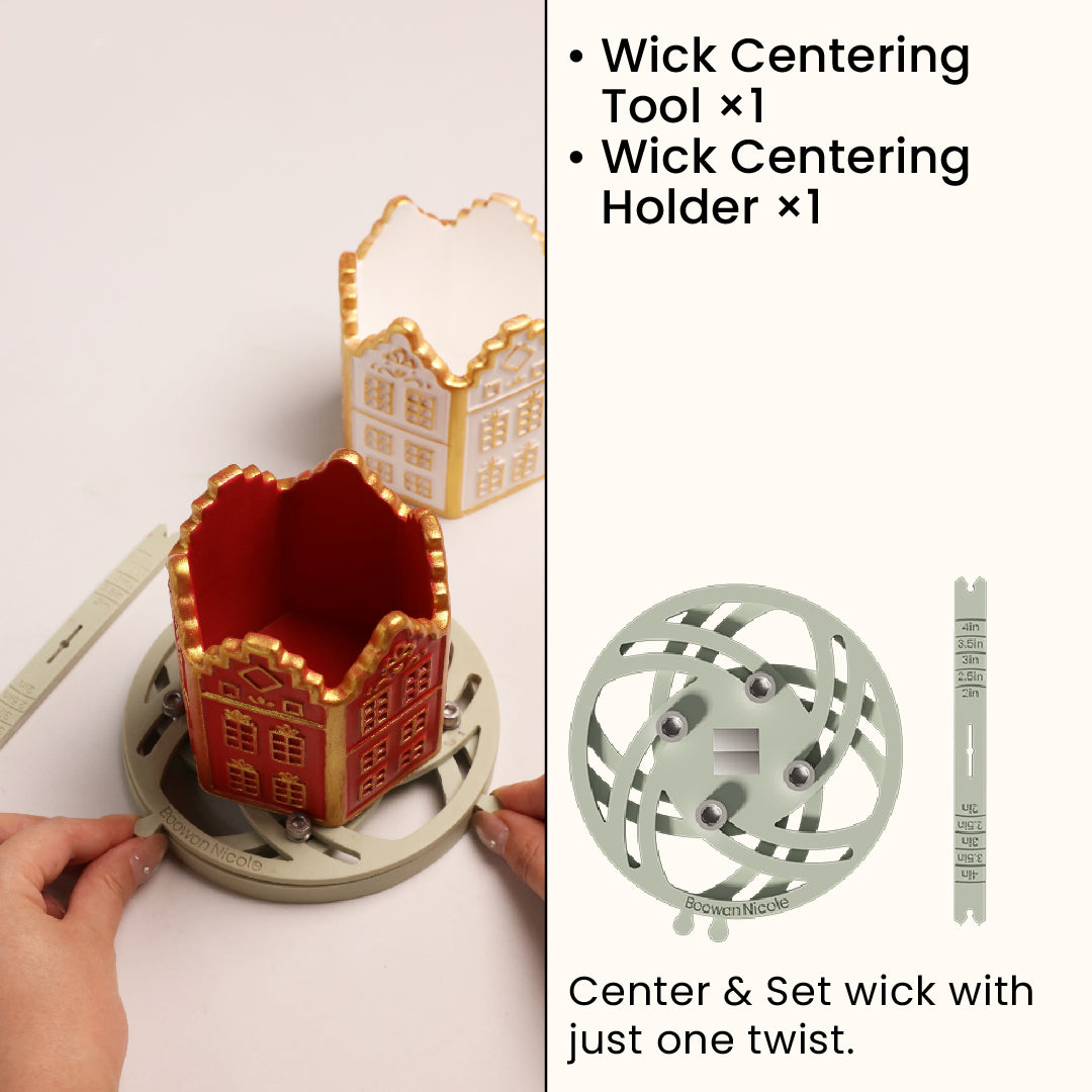 Little Manor House Candle Jar Silicone Mold - product detail 15