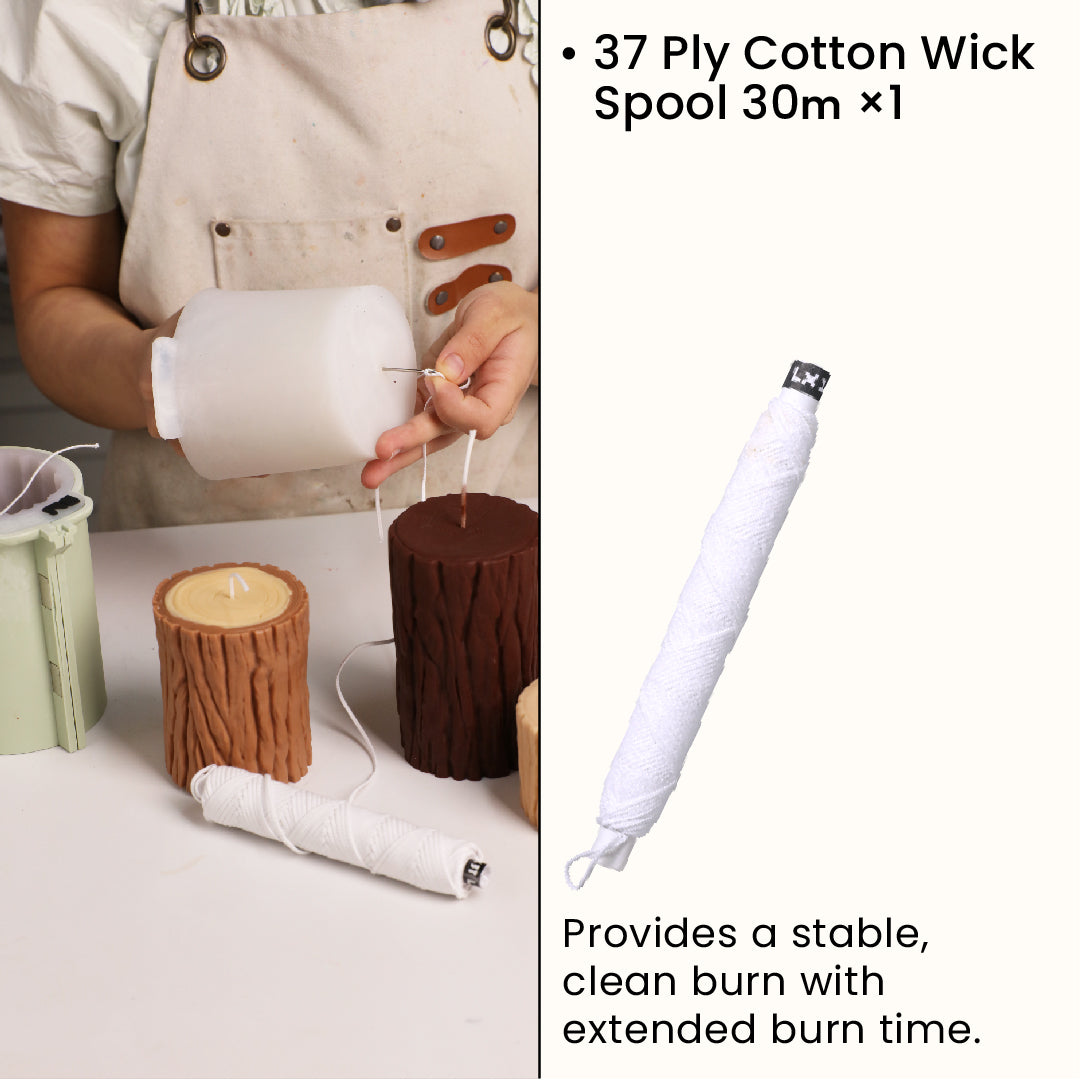 Studio82 x Boowan Nicole | Forest Stump Pillar Candle Silicone Mold Collection
